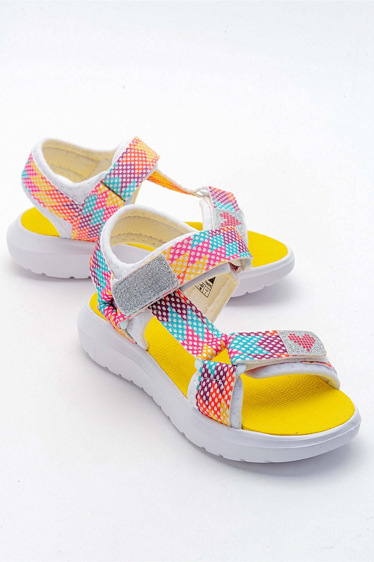 Kız Çocuk Çok Renkli Anatomik Hafif Spor Sandalet - Görsel 2