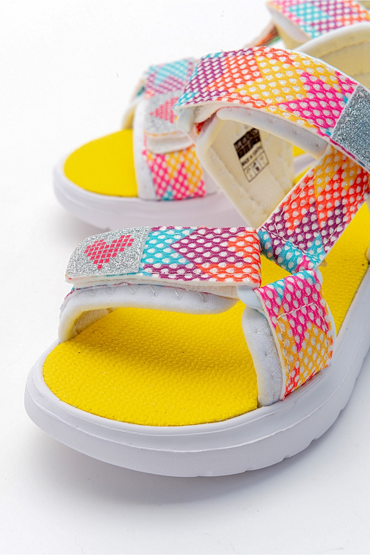 Kız Çocuk Çok Renkli Anatomik Hafif Spor Sandalet - Görsel 3