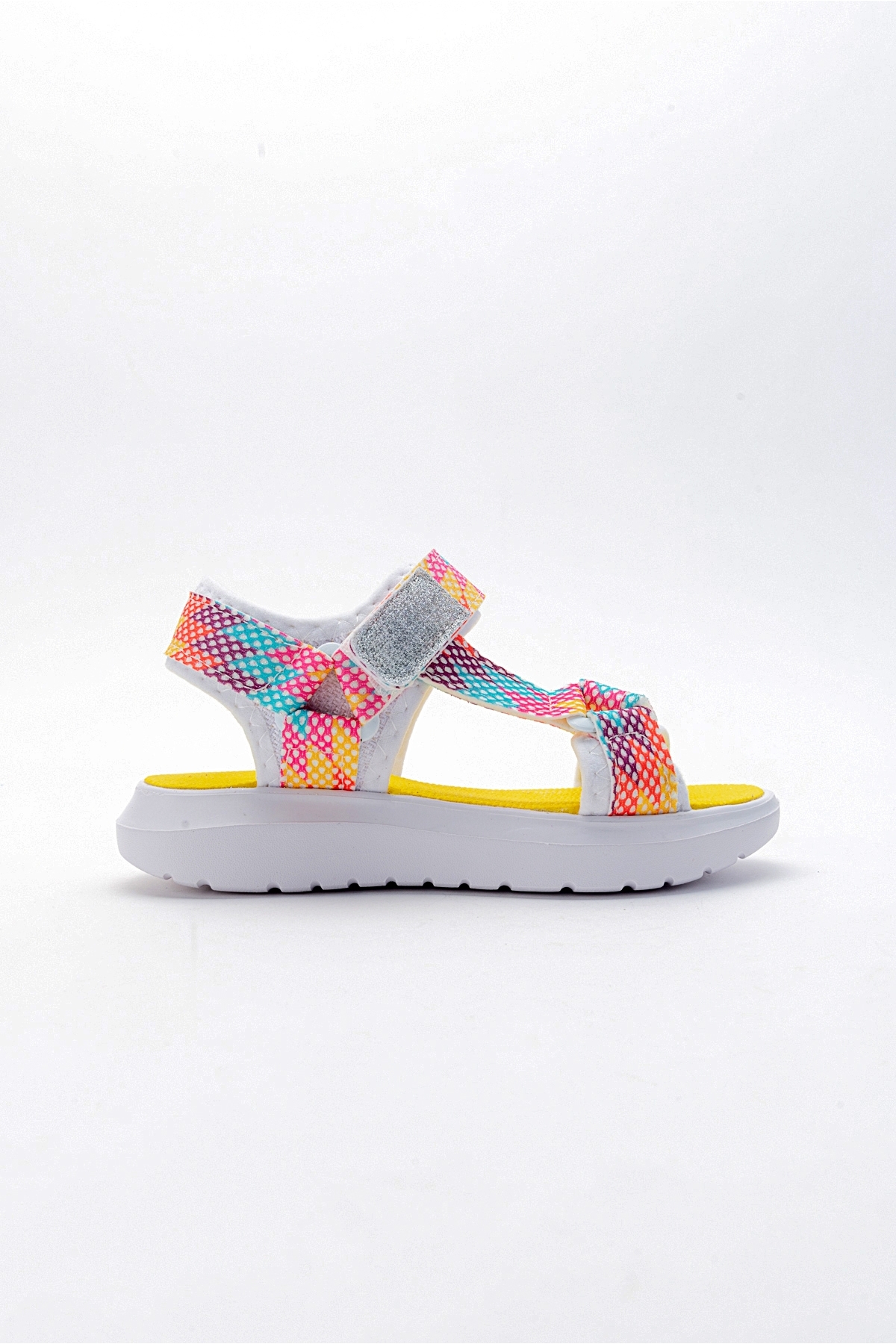 Kız Çocuk Çok Renkli Anatomik Hafif Spor Sandalet - Görsel 6