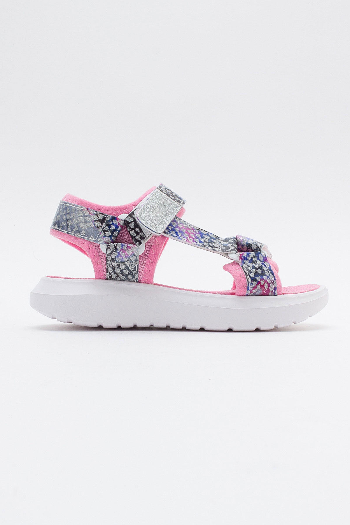 Kız Çocuk Gümüş Anatomik Hafif Spor Sandalet - Görsel 6