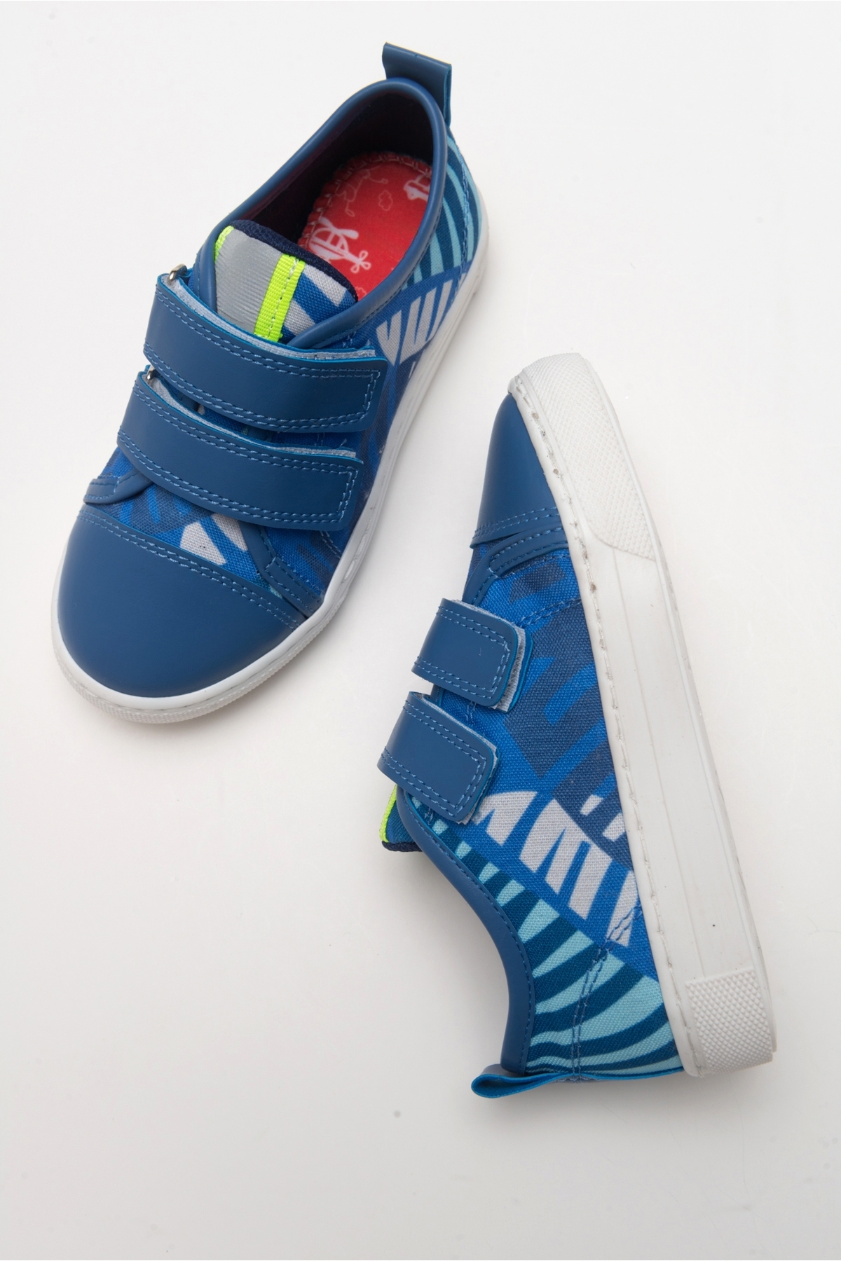 Erkek Çocuk Mavi Sneaker Ayakkabı - Görsel 4