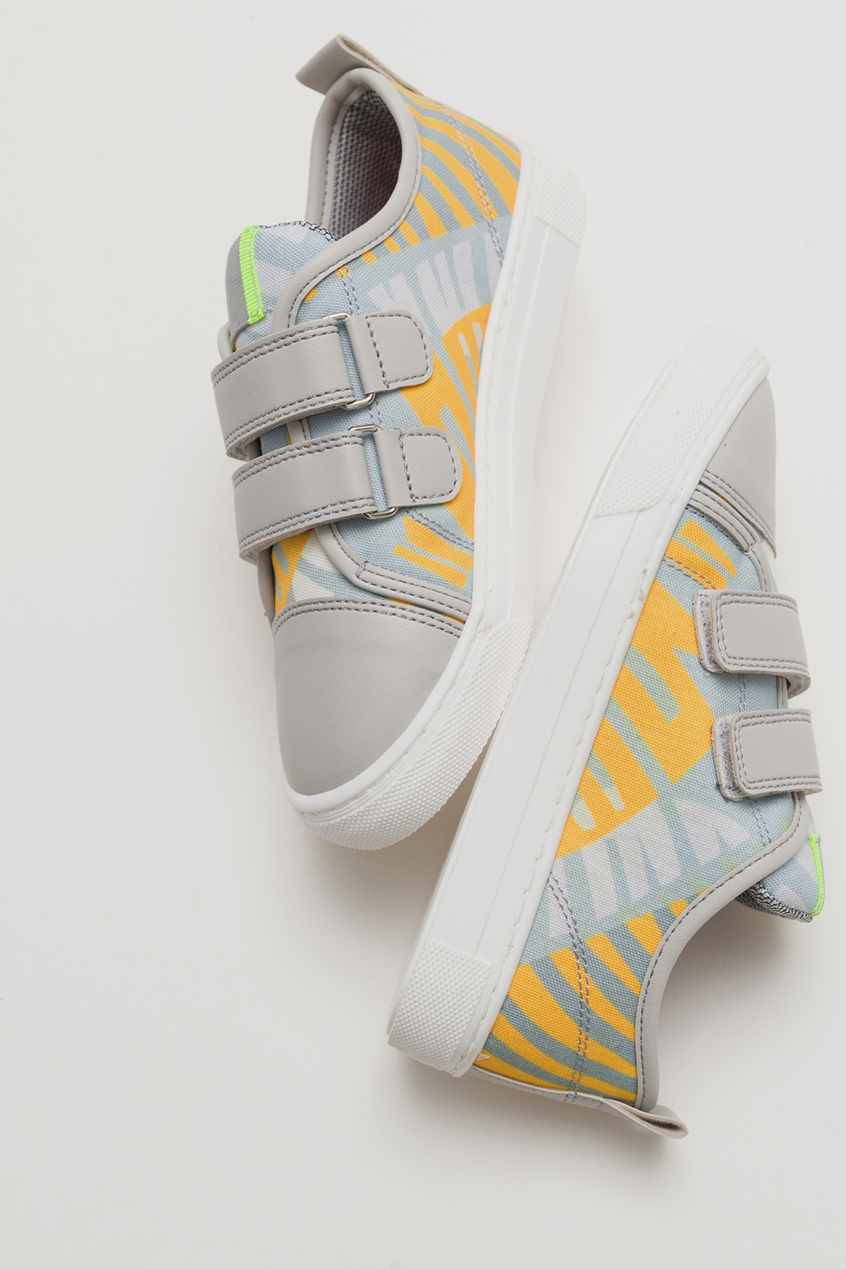 Erkek Çocuk Gri Sneaker Ayakkabı - Görsel 4