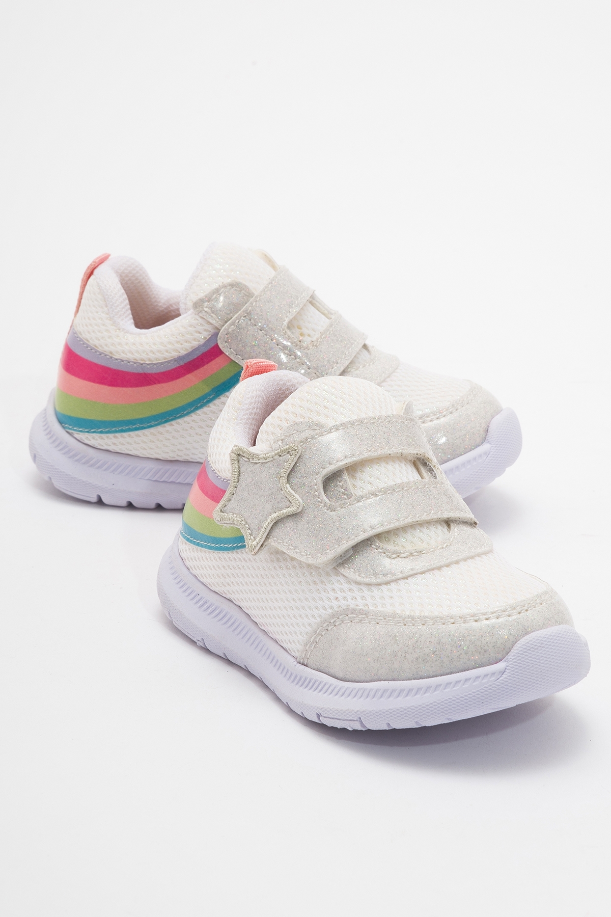 Kız Çocuk Beyaz Günlük Spor Ayakkabı - Görsel 3