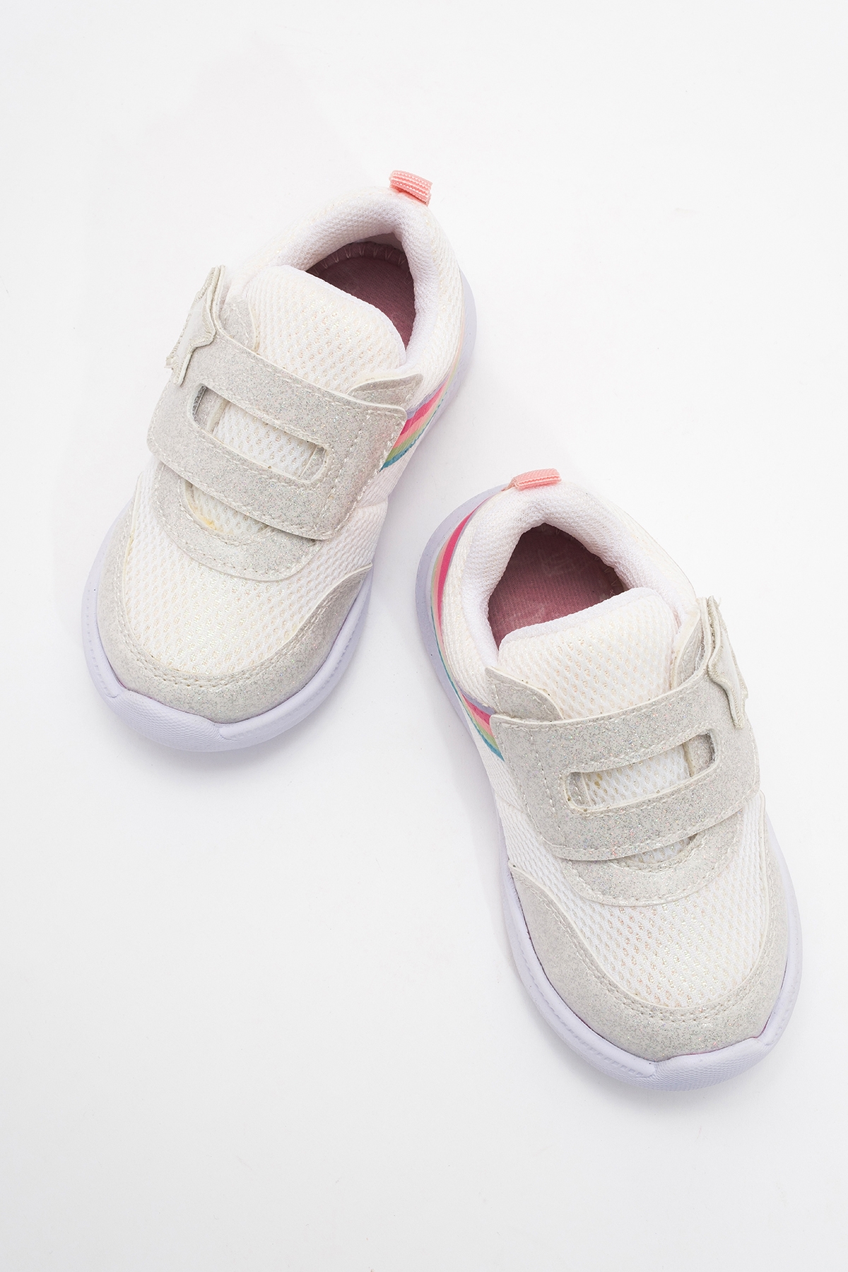 Kız Çocuk Beyaz Günlük Spor Ayakkabı - Görsel 4