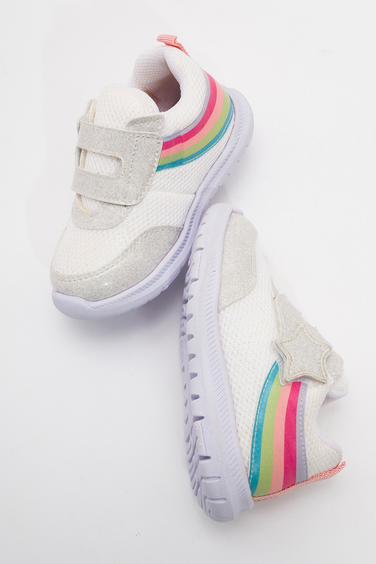 Kız Çocuk Beyaz Günlük Spor Ayakkabı - Görsel 5