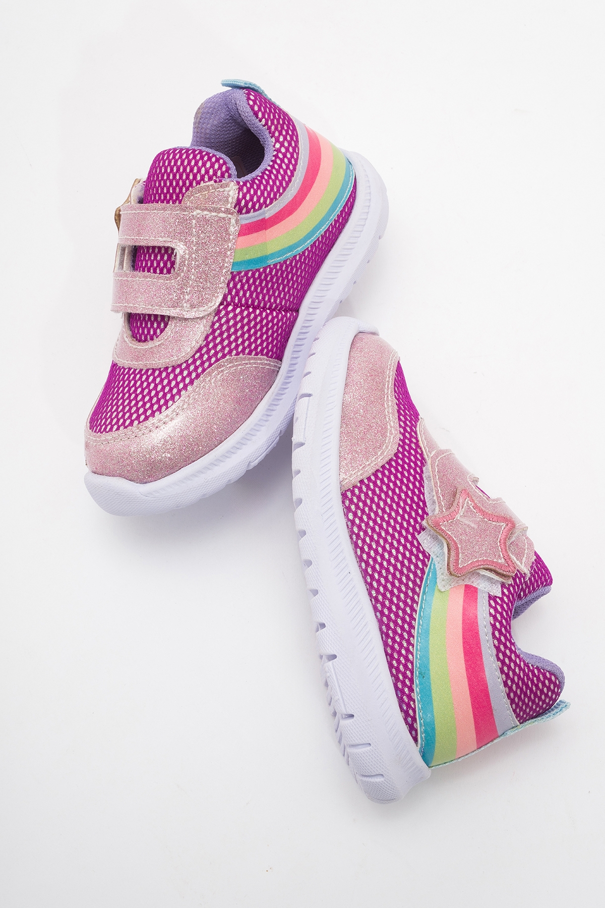 Kız Çocuk Lila Günlük Spor Ayakkabı - Görsel 5