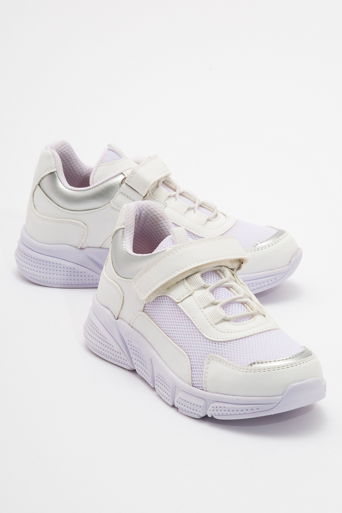 Kız Çocuk Beyaz Günlük Spor Ayakkabı - Görsel 2