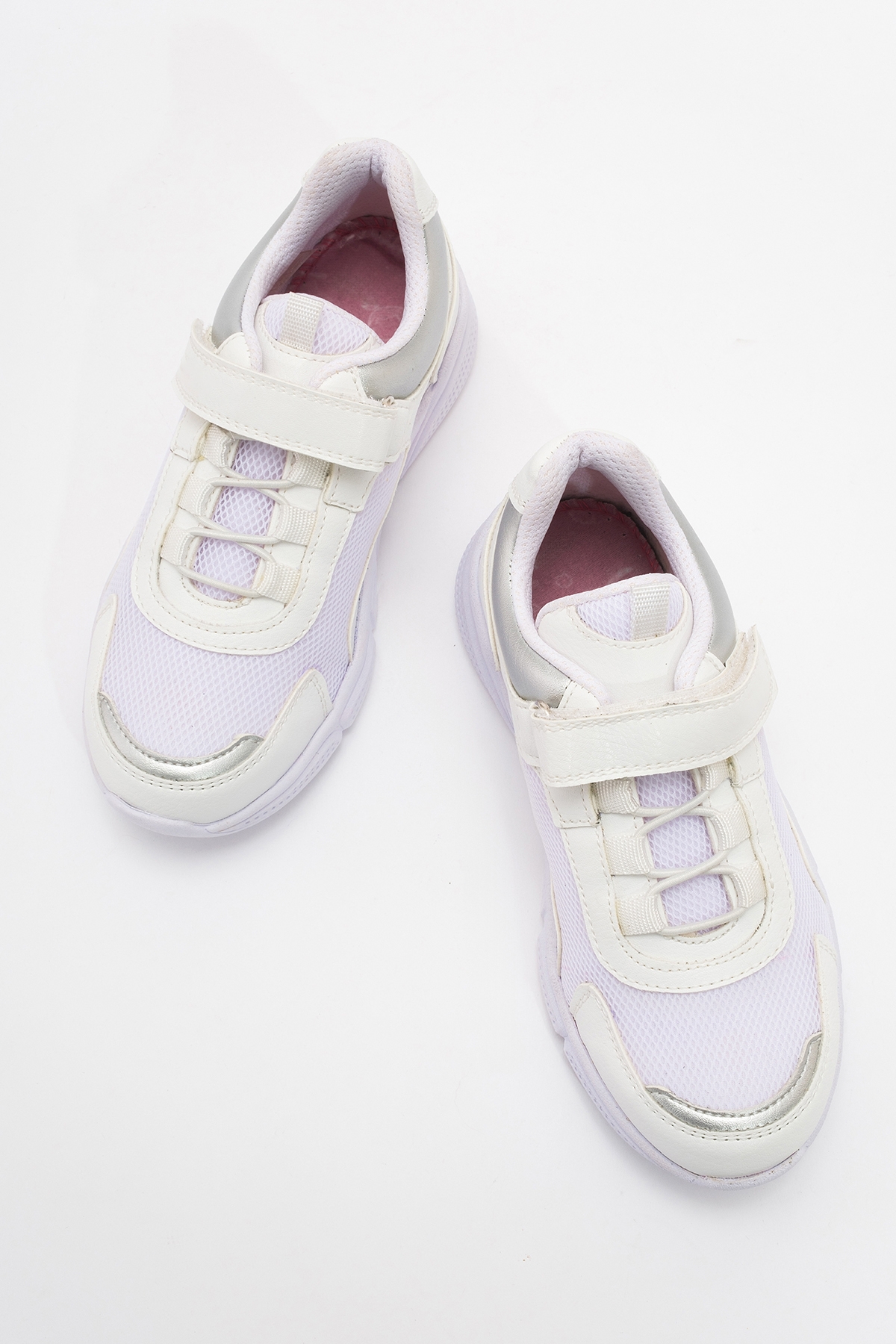 Kız Çocuk Beyaz Günlük Spor Ayakkabı - Görsel 4