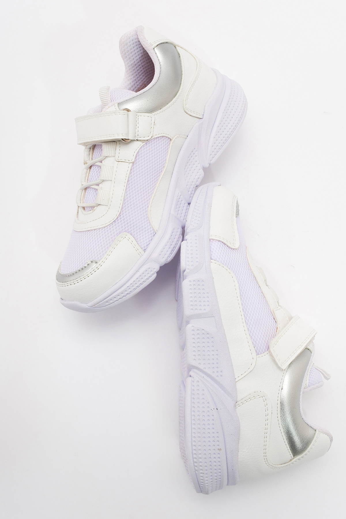 Kız Çocuk Beyaz Günlük Spor Ayakkabı - Görsel 5