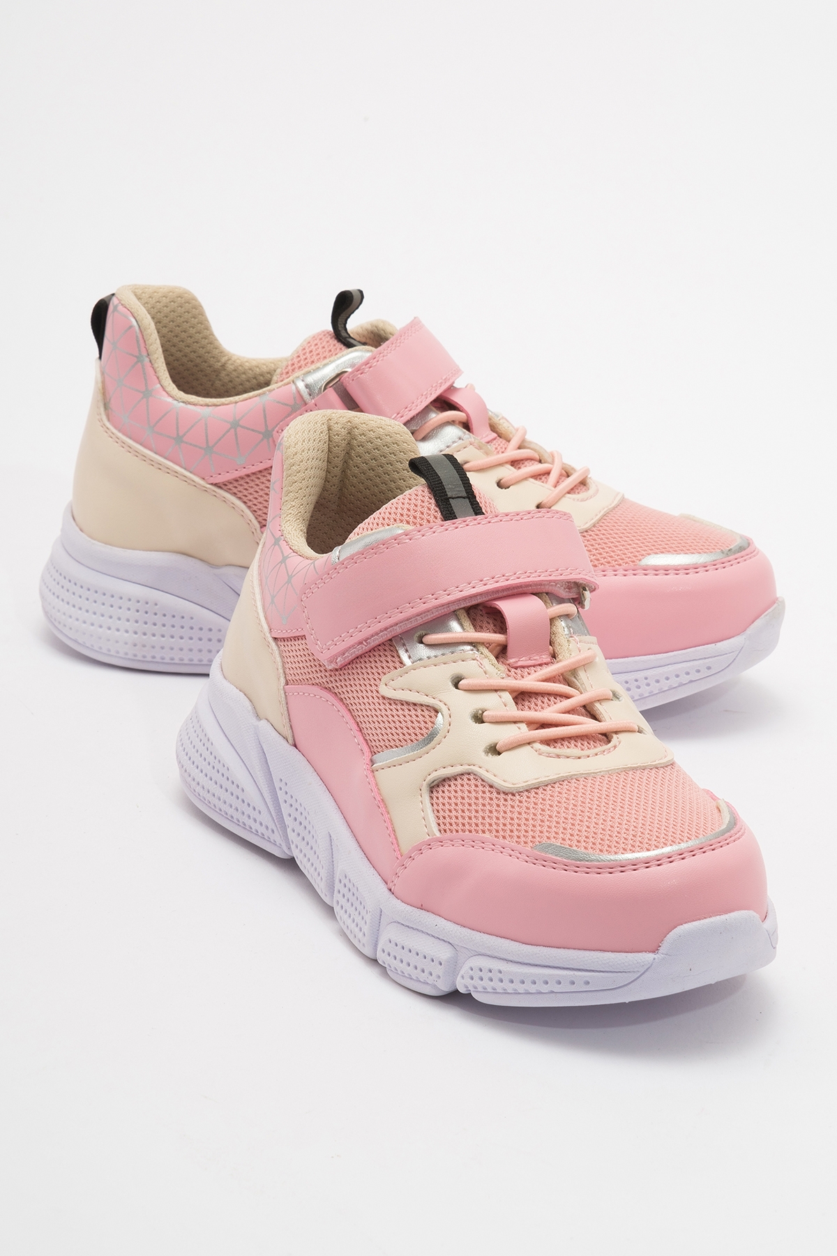 Unisex Çocuk Pudra Günlük Spor Ayakkabı - Görsel 3