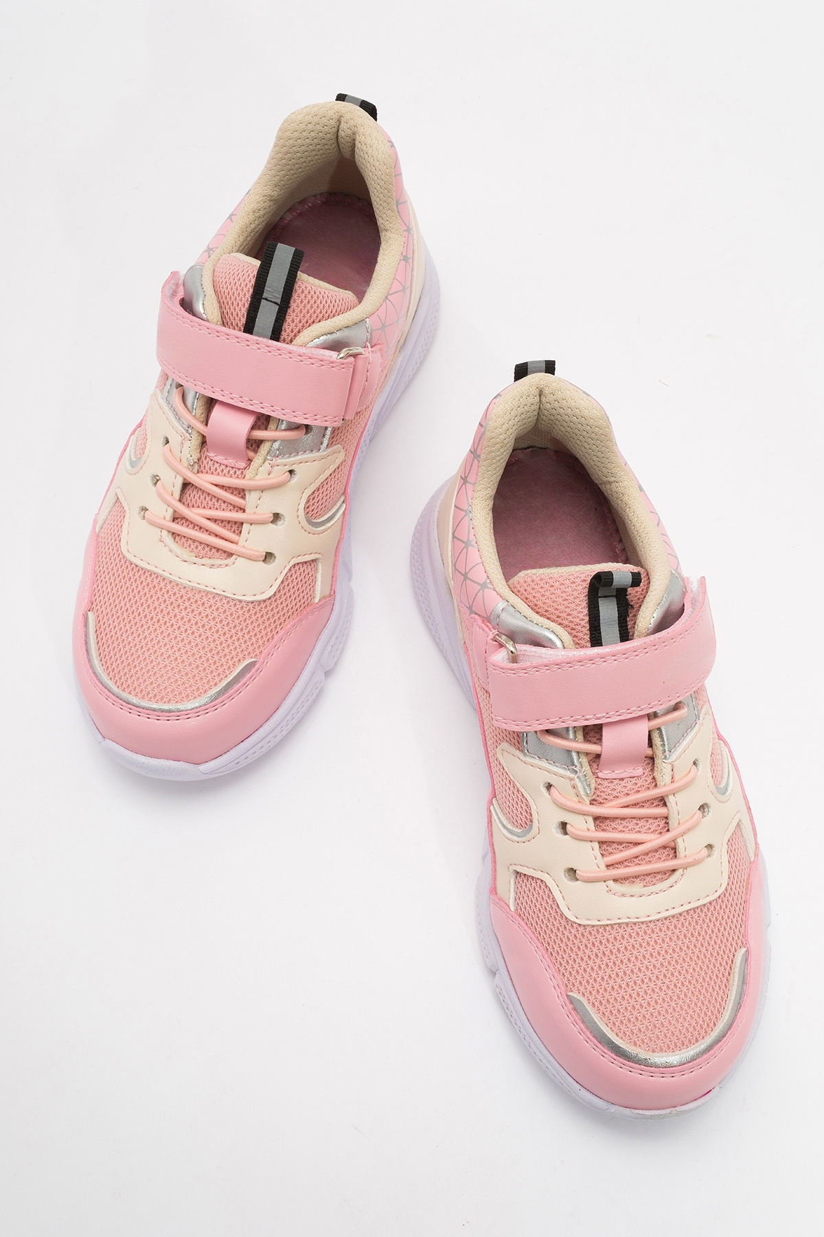 Unisex Çocuk Pudra Günlük Spor Ayakkabı - Görsel 4