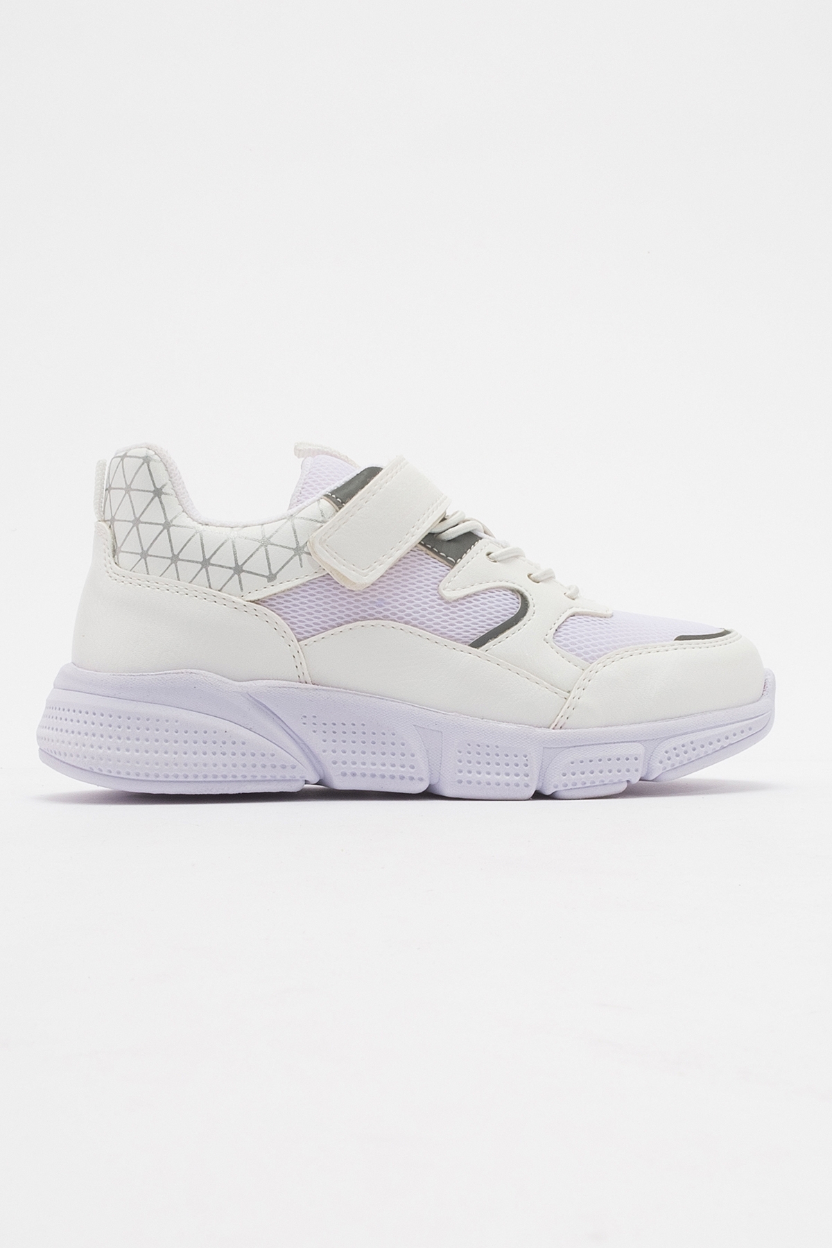 Unisex Çocuk Beyaz Günlük Spor Ayakkabı - Görsel 6