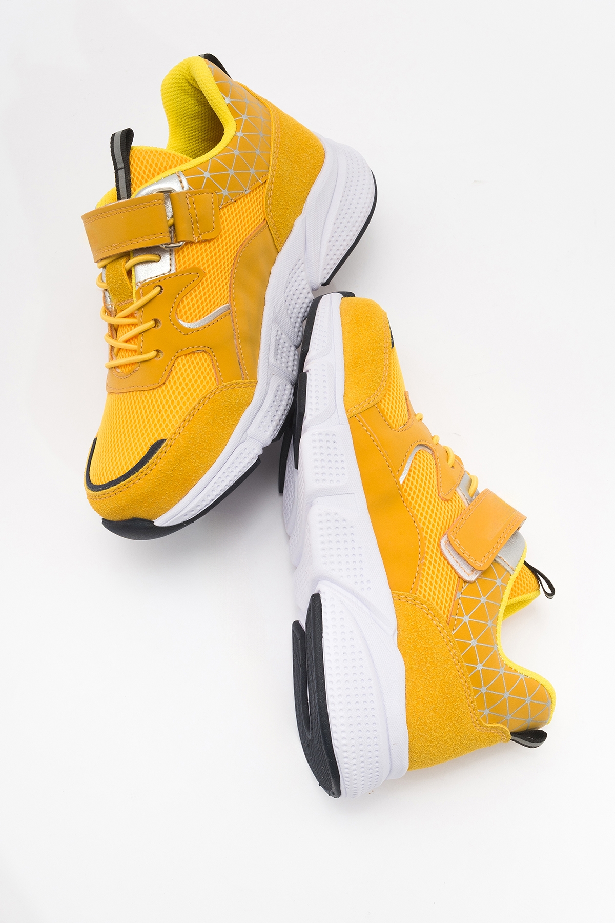 Unisex Çocuk Sarı Günlük Spor Ayakkabı - Görsel 5