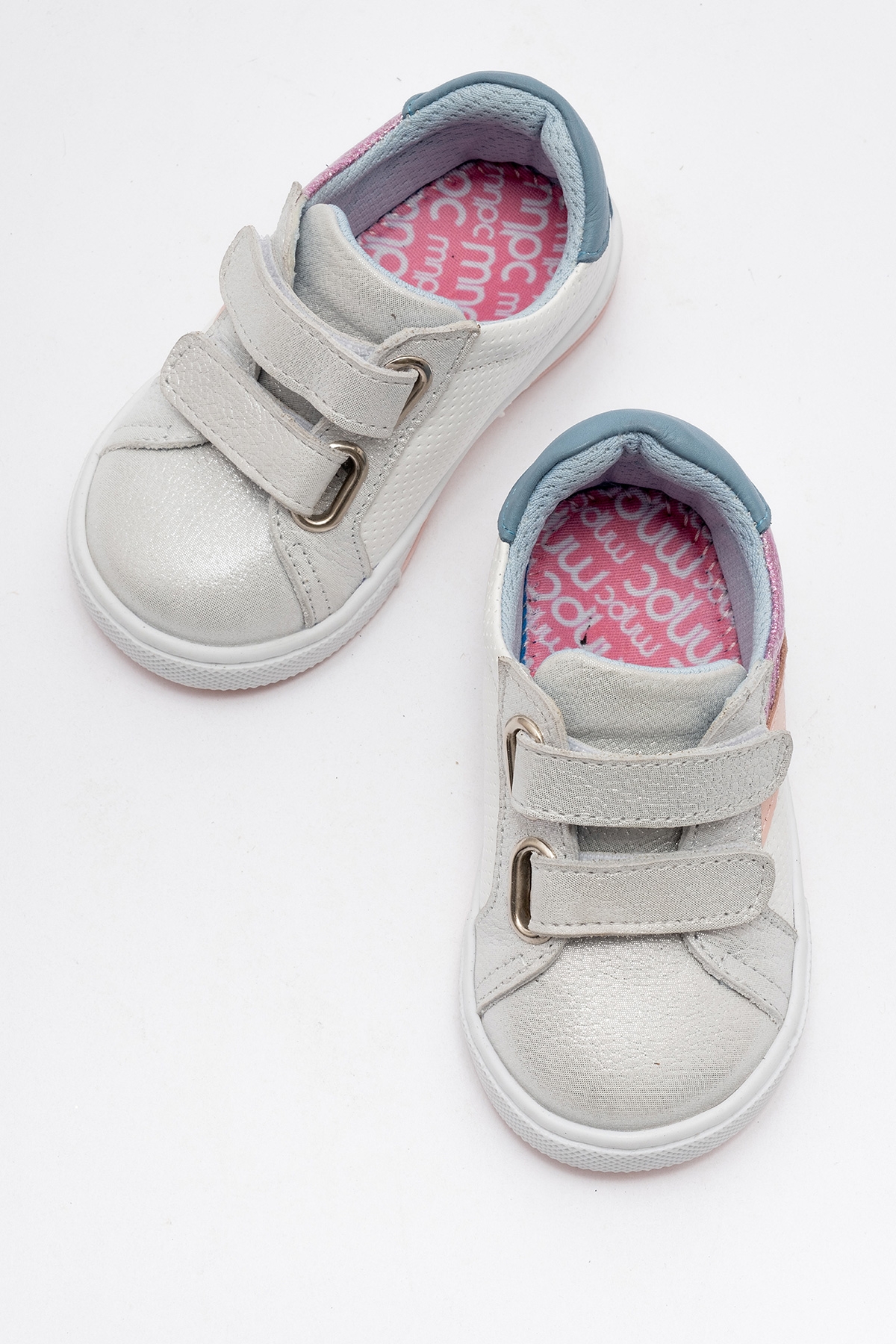 Kız Çocuk Beyaz Hakiki Deri Anatomik Günlük Ayakkabı - Görsel 4