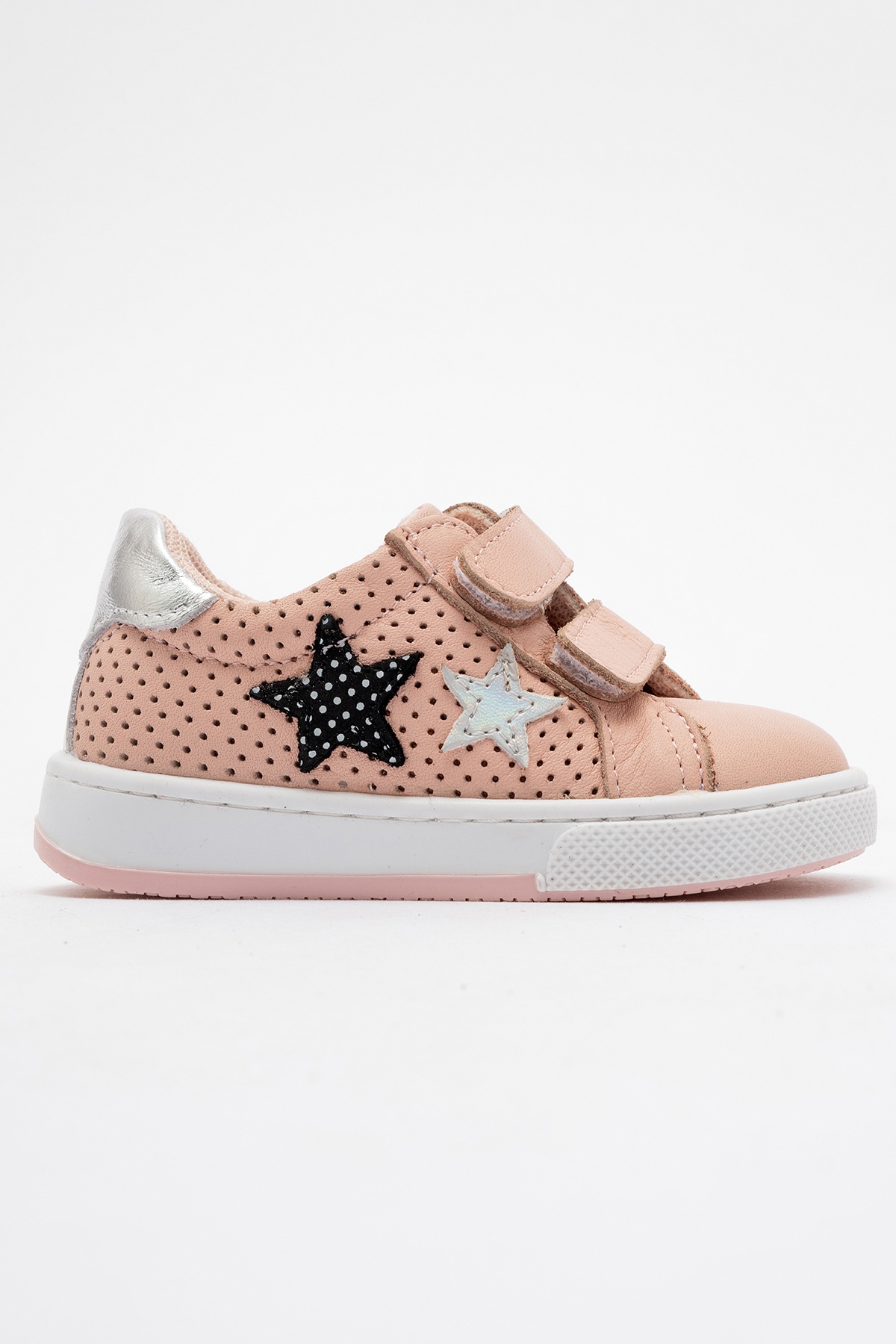 Kız Çocuk Pudra Hakiki Deri Anatomik Günlük Ayakkabı - Görsel 6