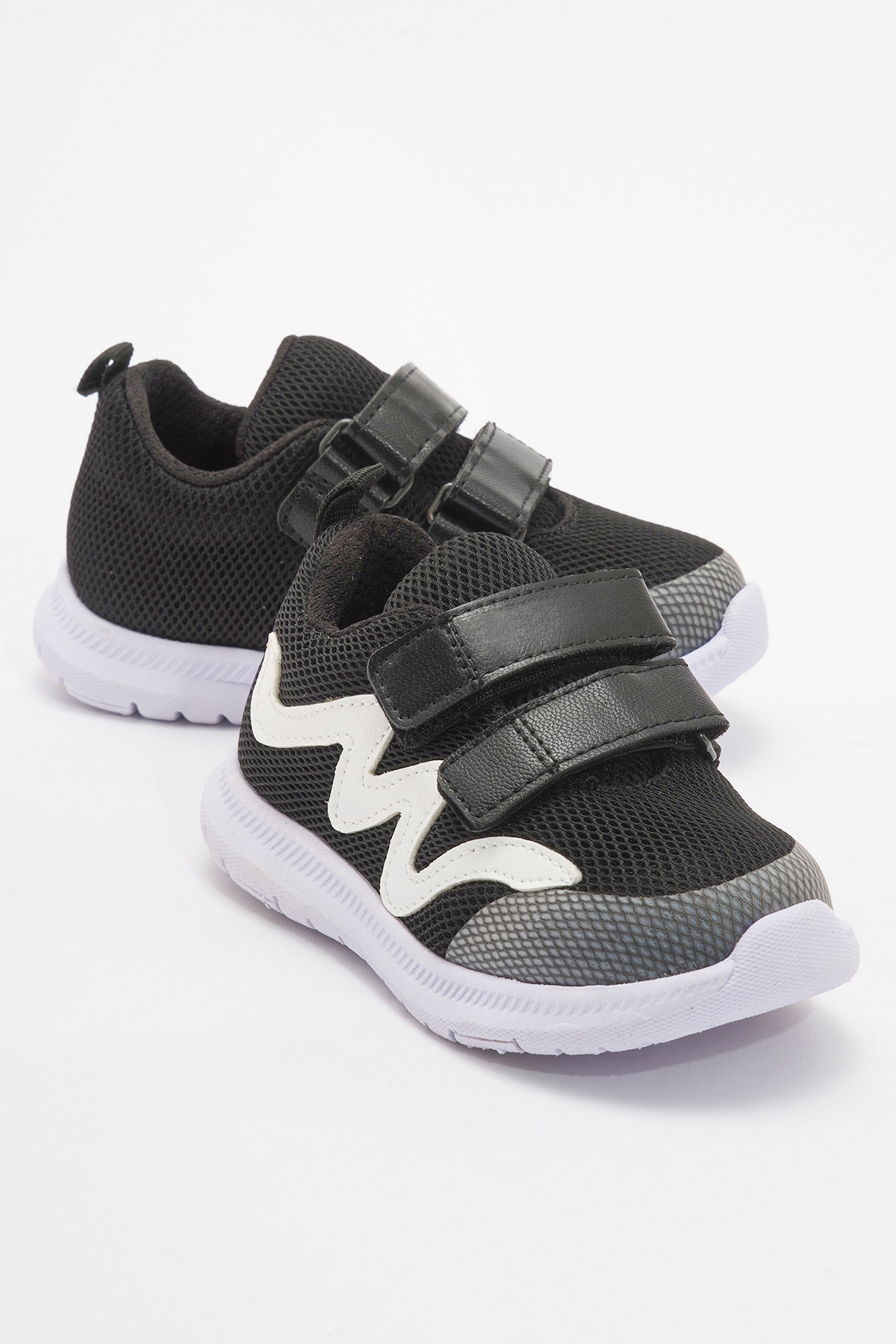 Unisex Çocuk Siyah Günlük İlk Adım Spor Ayakkabı - Görsel 2