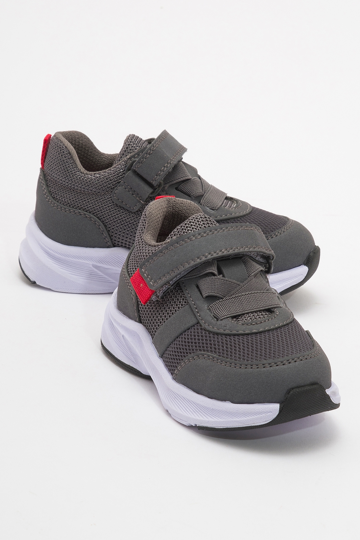 Unisex Çocuk Gri Günlük Spor Ayakkabı - Görsel 2