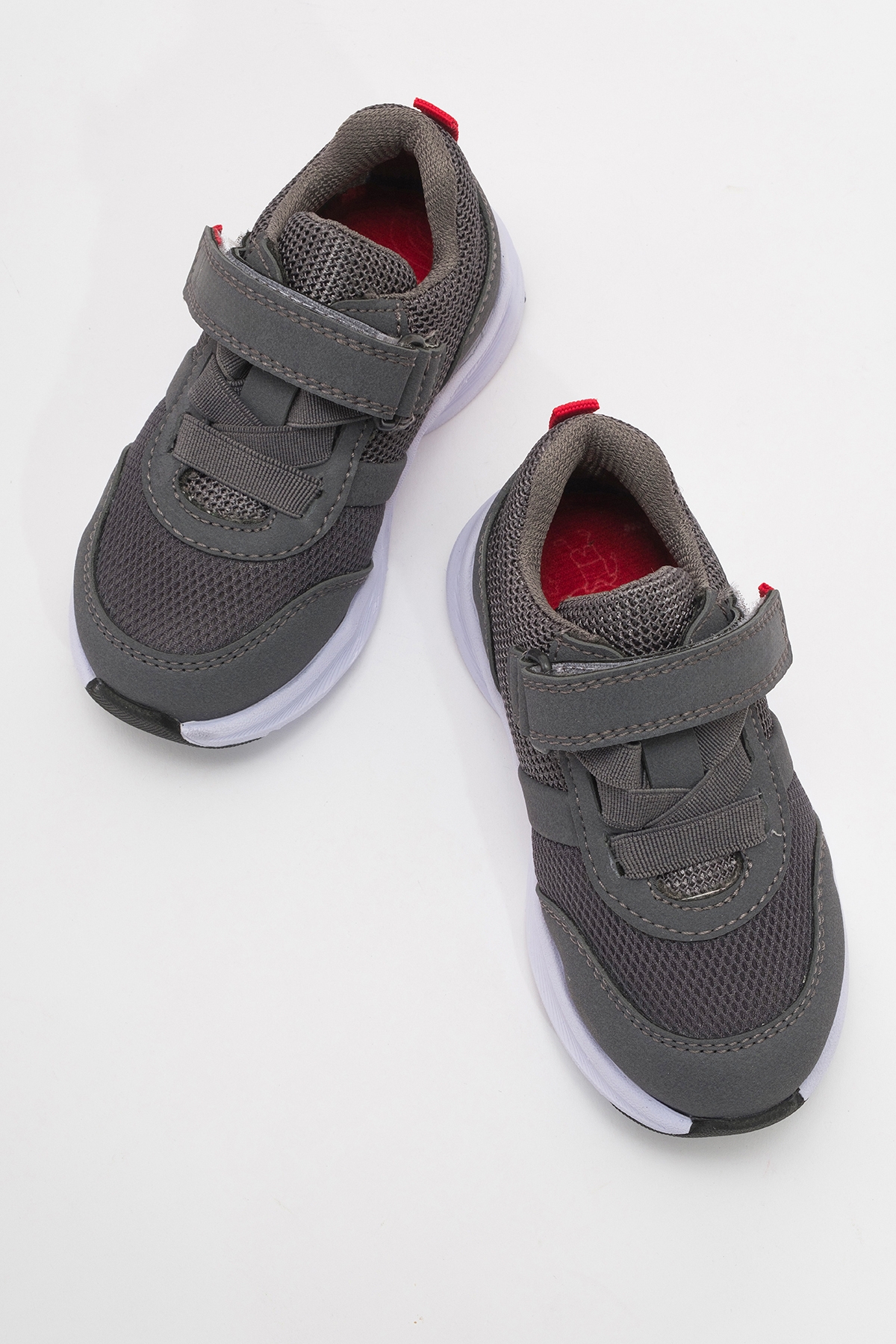 Unisex Çocuk Gri Günlük Spor Ayakkabı - Görsel 4