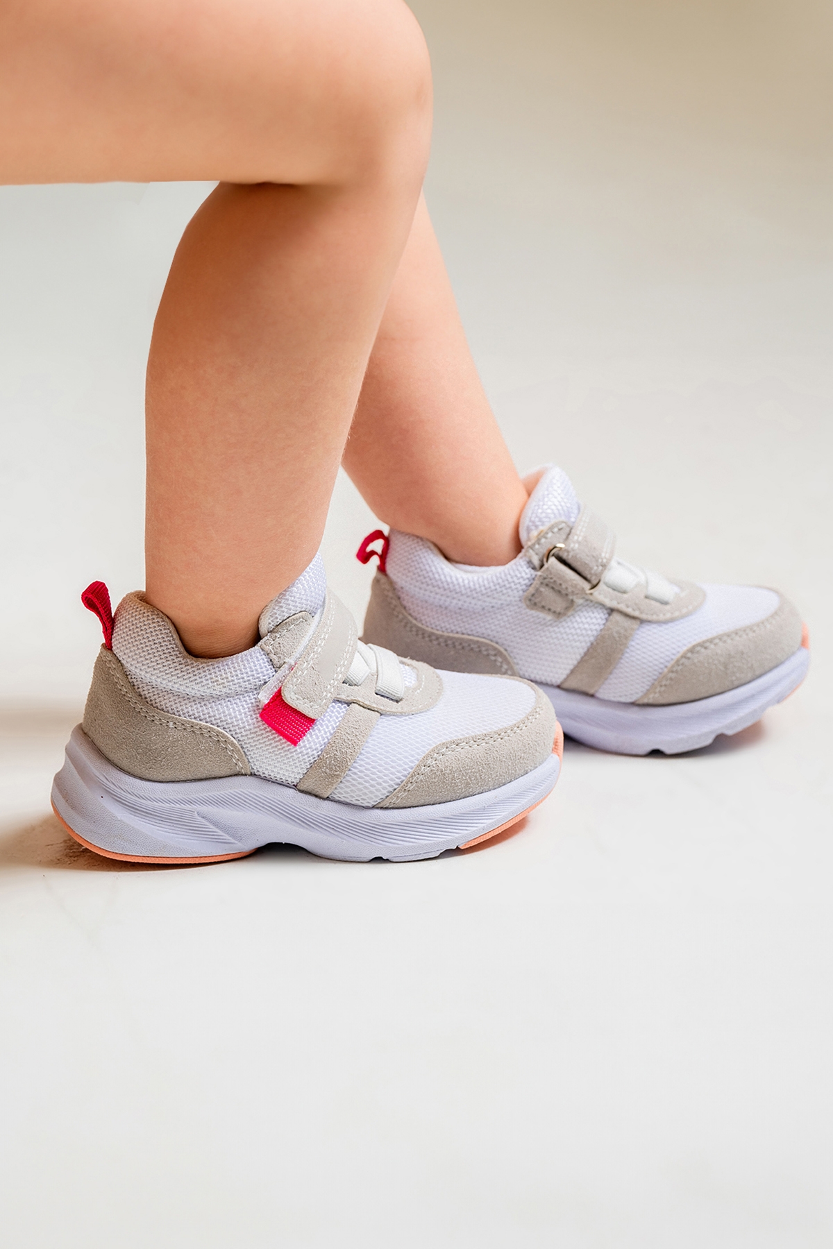 Unisex Çocuk Beyaz Günlük Spor Ayakkabı - Görsel 2