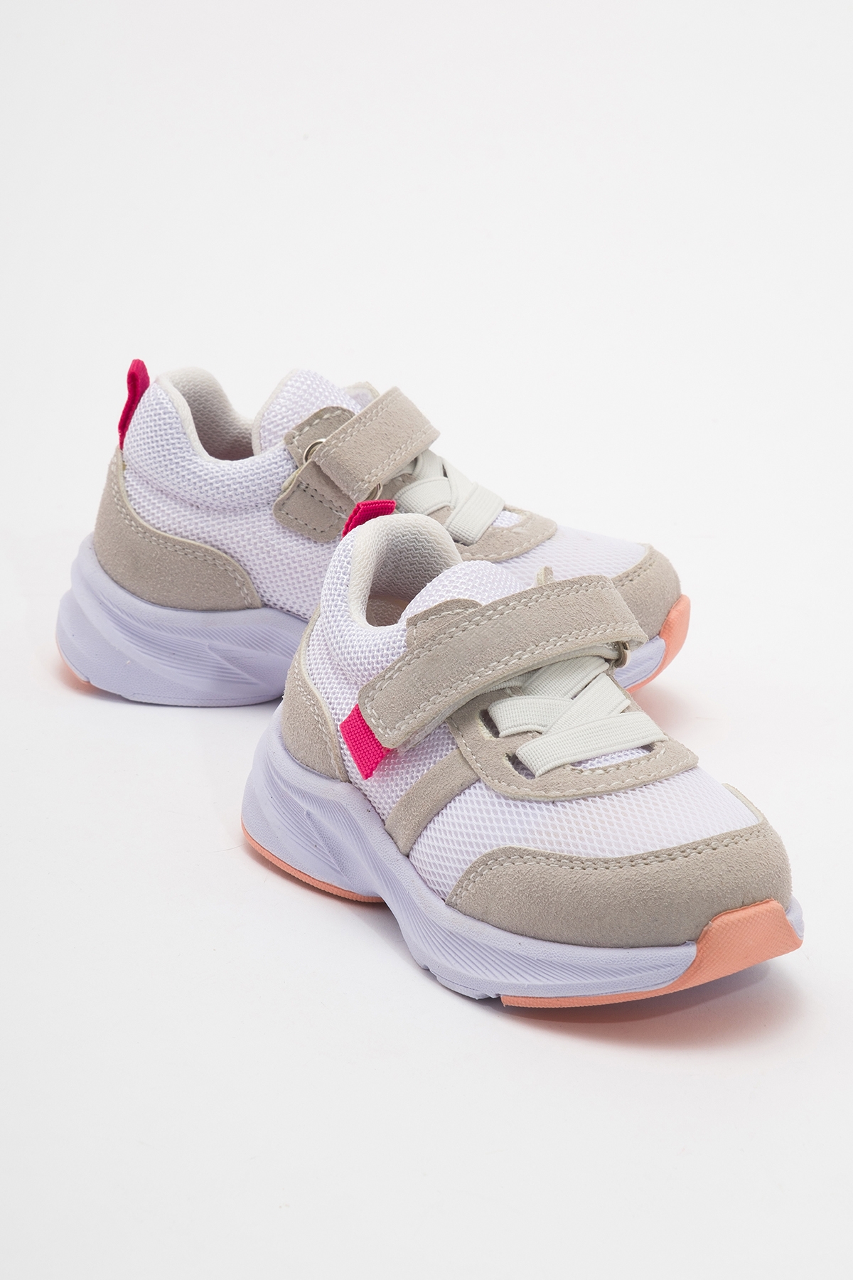 Unisex Çocuk Beyaz Günlük Spor Ayakkabı - Görsel 3