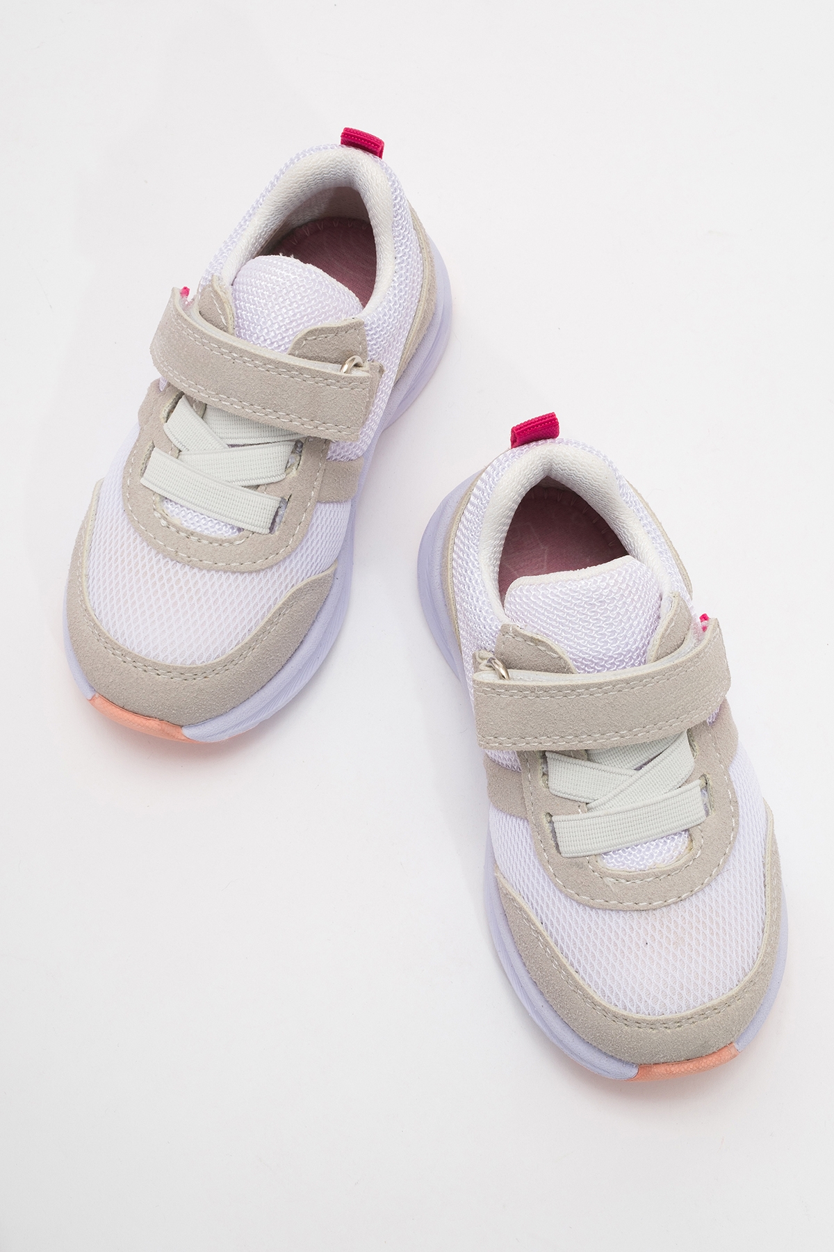 Unisex Çocuk Beyaz Günlük Spor Ayakkabı - Görsel 4