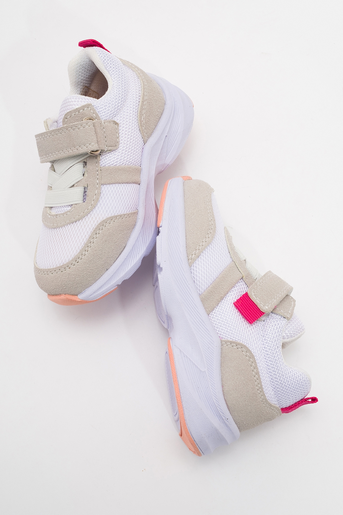 Unisex Çocuk Beyaz Günlük Spor Ayakkabı - Görsel 5