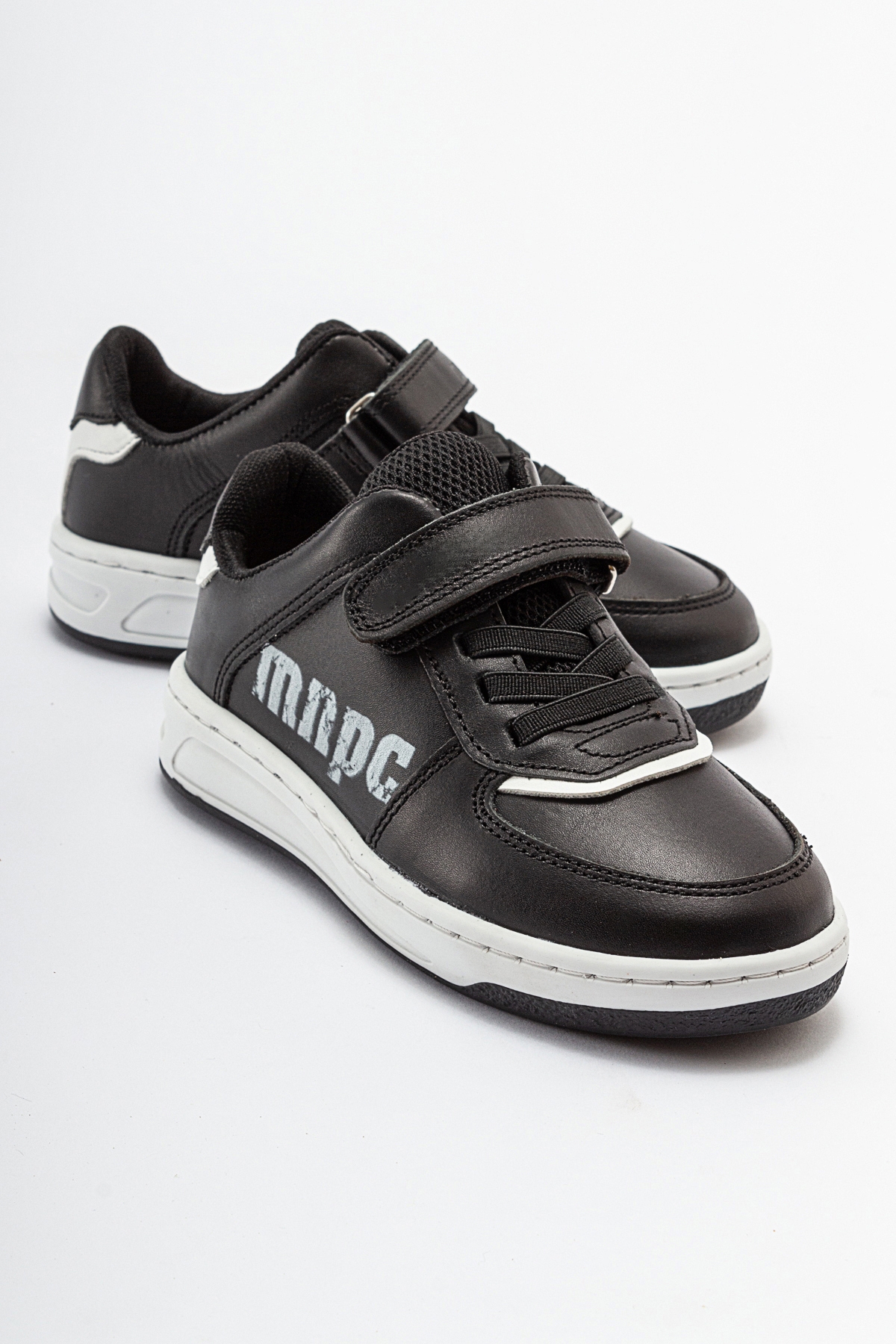 Erkek Çocuk Siyah Hakiki Deri Anatomik Günlük Ayakkabı - Görsel 5