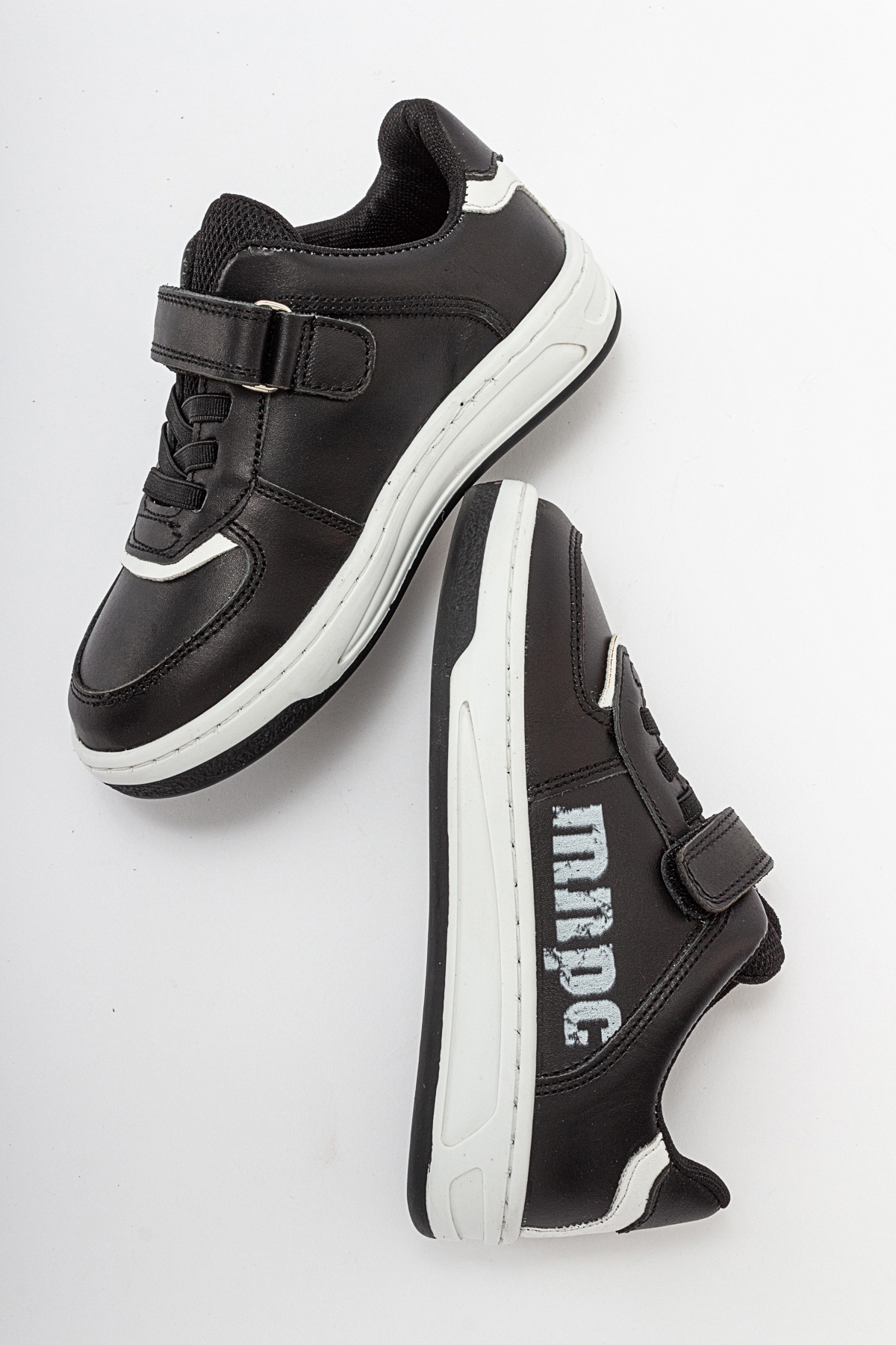 Erkek Çocuk Siyah Hakiki Deri Anatomik Günlük Ayakkabı - Görsel 6