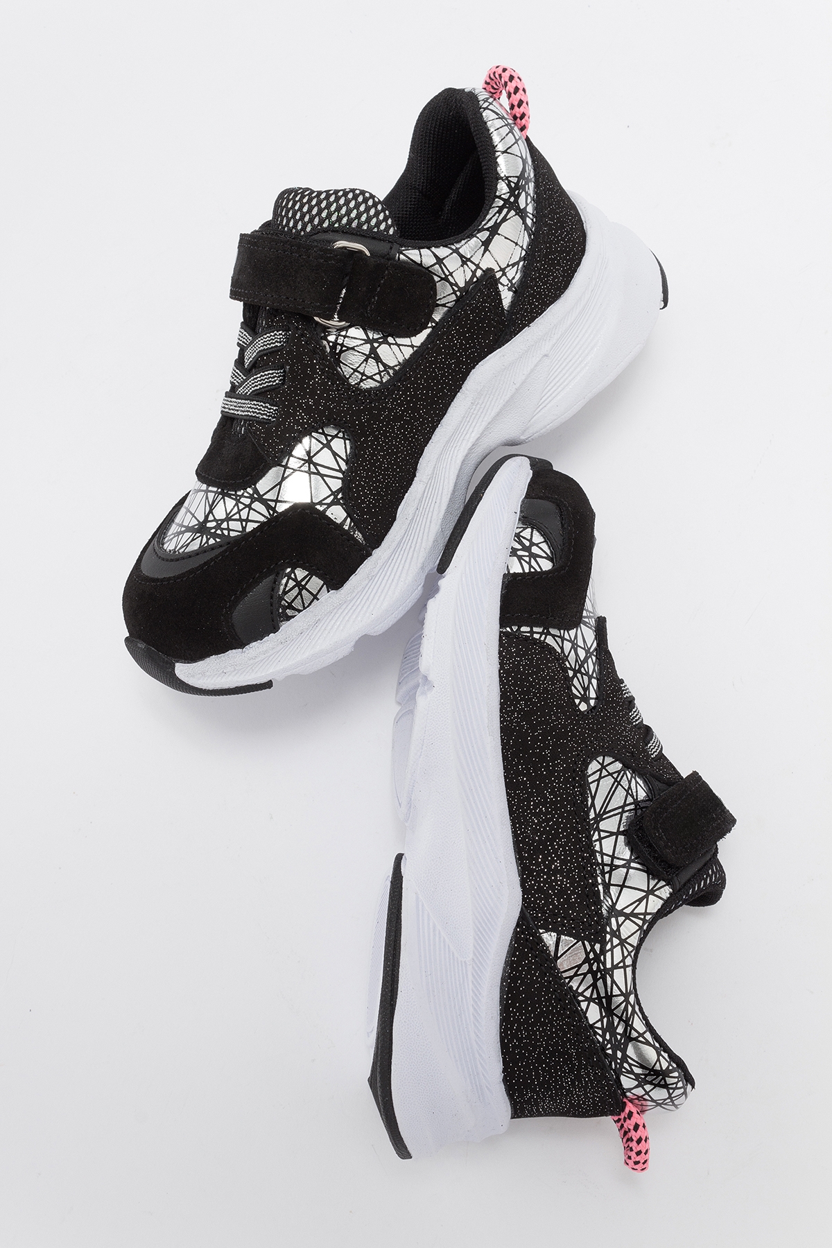 Kız Çocuk Siyah Hakiki Deri Anatomik Günlük Ayakkabı - Görsel 6