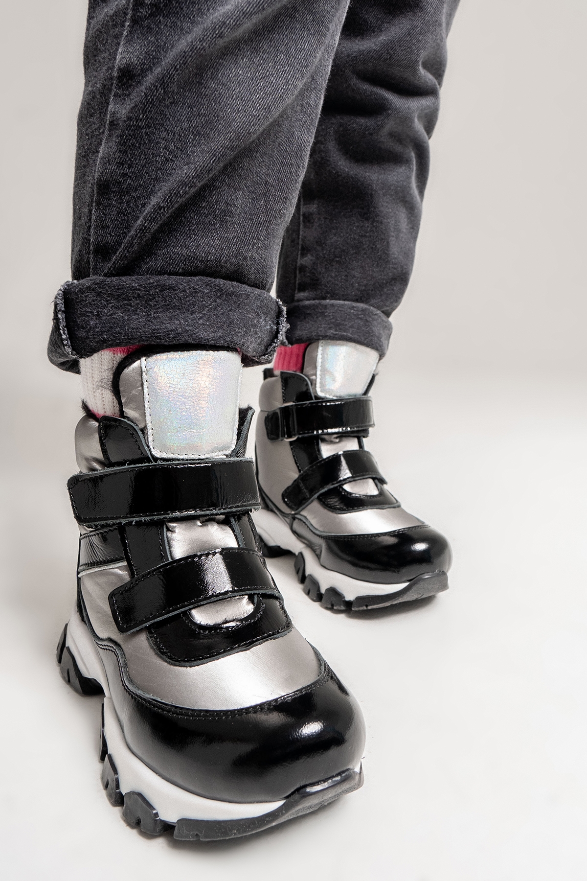 Kız Çocuk Platin Hakiki Deri Anatomik Günlük Bot - Görsel 5