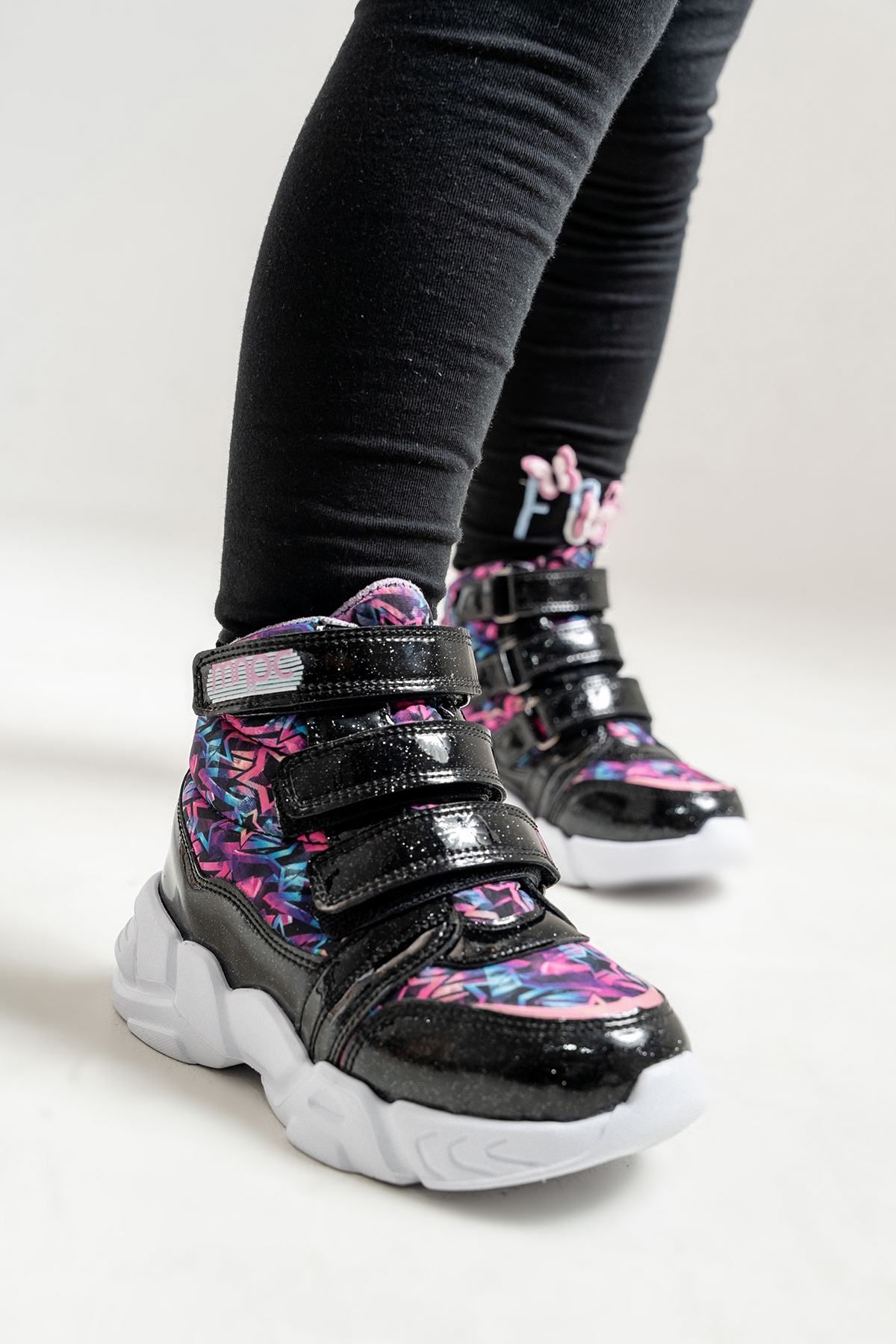 Kız Çocuk Siyah Anatomik Günlük Spor Bot - Görsel 4