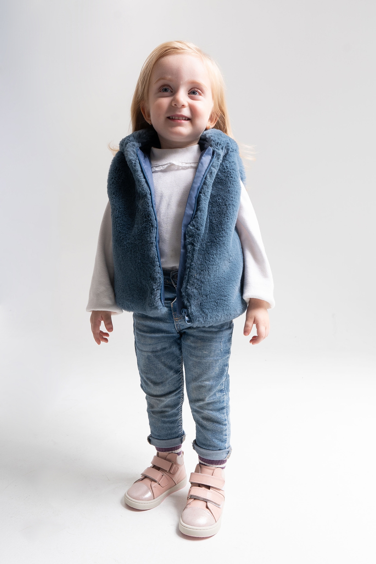 Kız Çocuk Pudra Hakiki Deri Anatomik Günlük Bot - Görsel 3