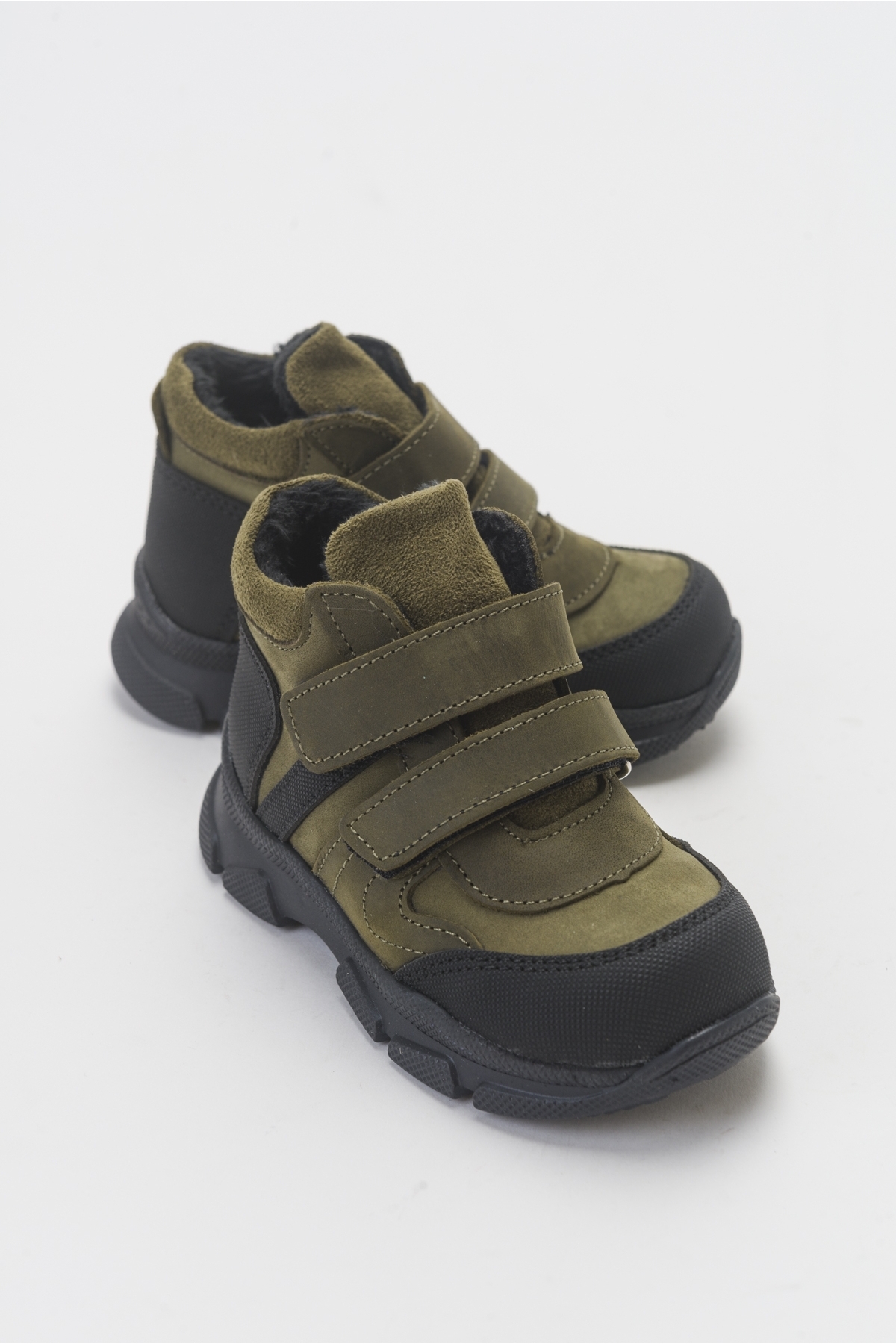 Erkek Çocuk Haki Hakiki Deri Anatomik Günlük Bot - Görsel 5