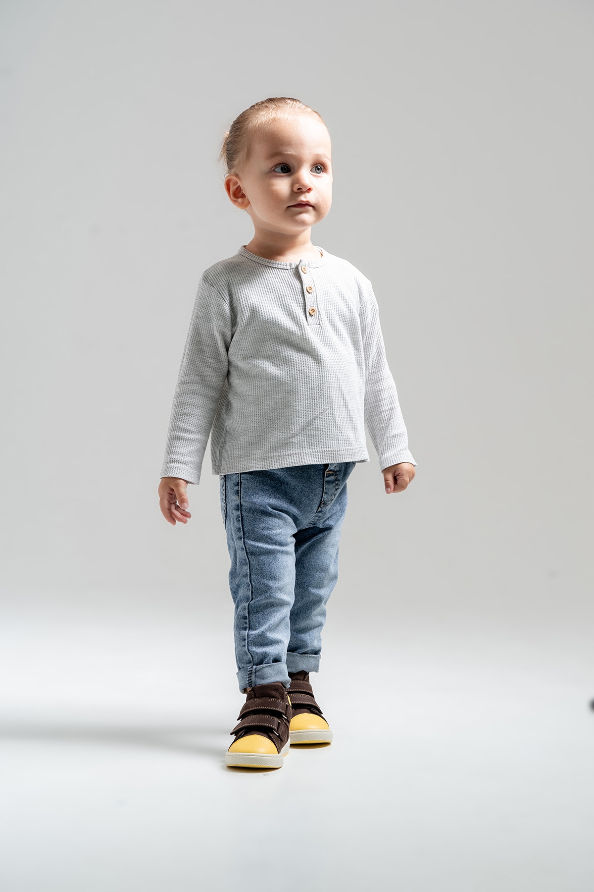 Erkek Çocuk Kahve Hakiki Deri Anatomik Günlük Bot - Görsel 4