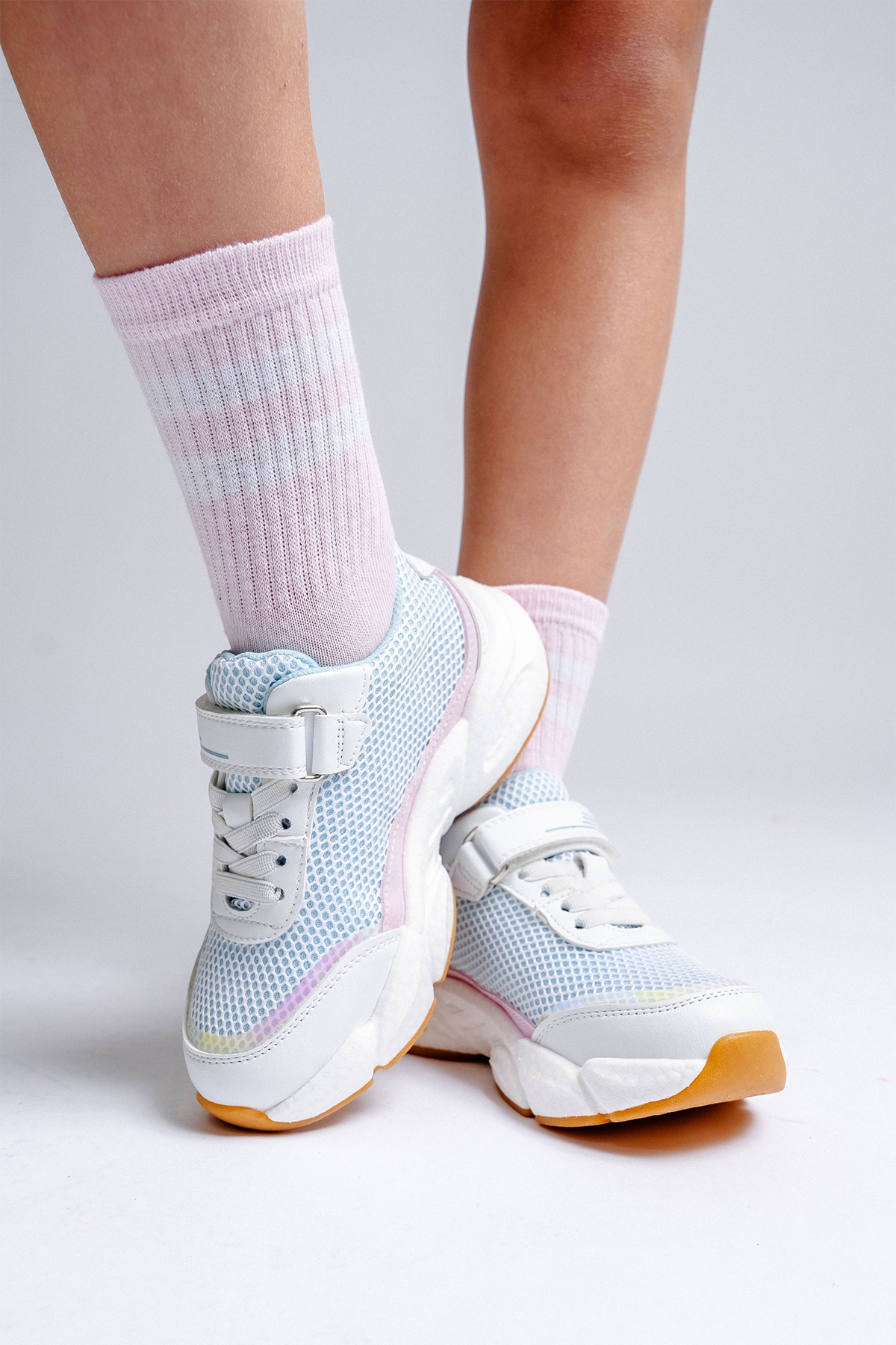 Kız Çocuk Beyaz Günlük Spor Ayakkabı - Görsel 5