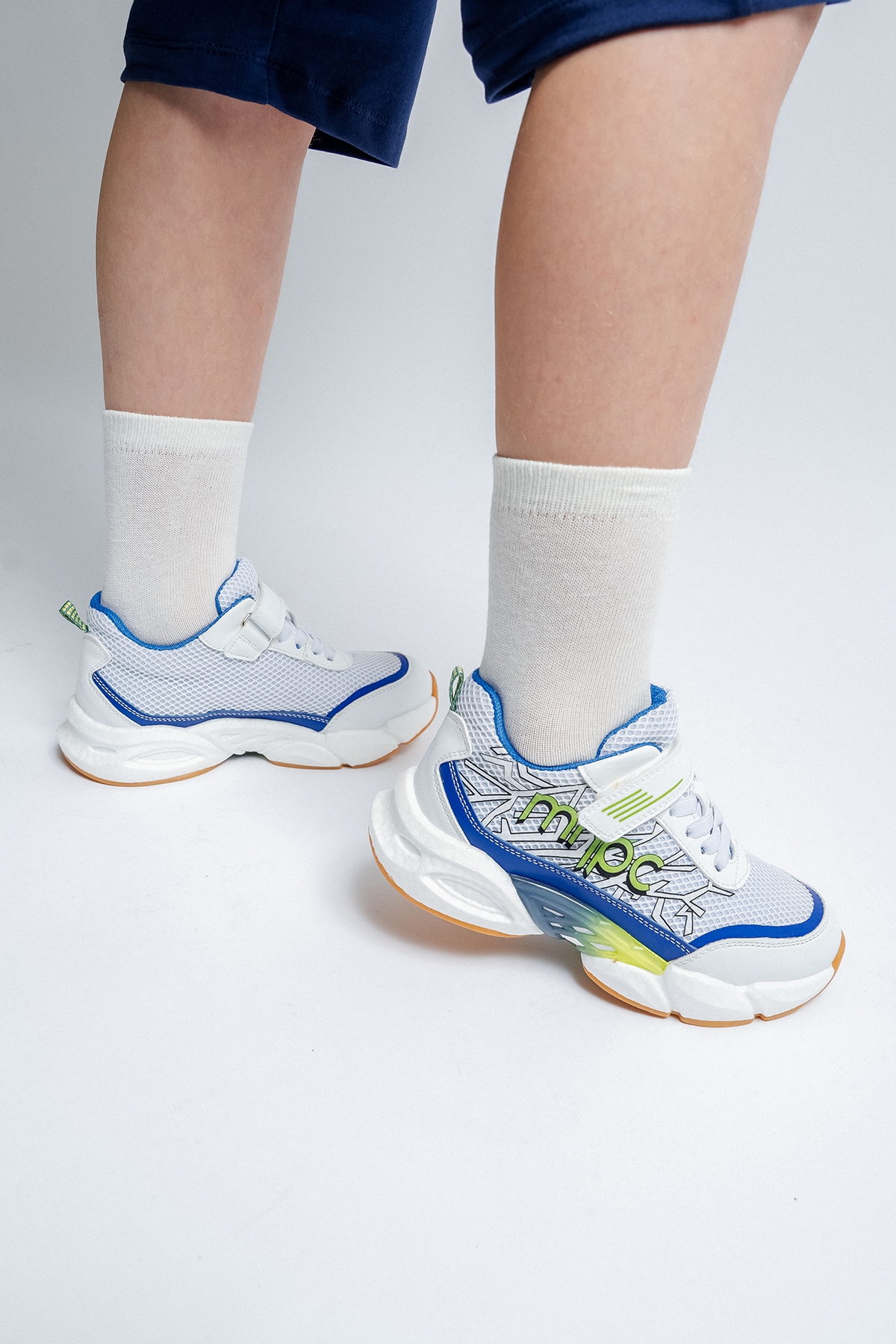 Erkek Çocuk Beyaz Günlük Spor Ayakkabı - Görsel 5