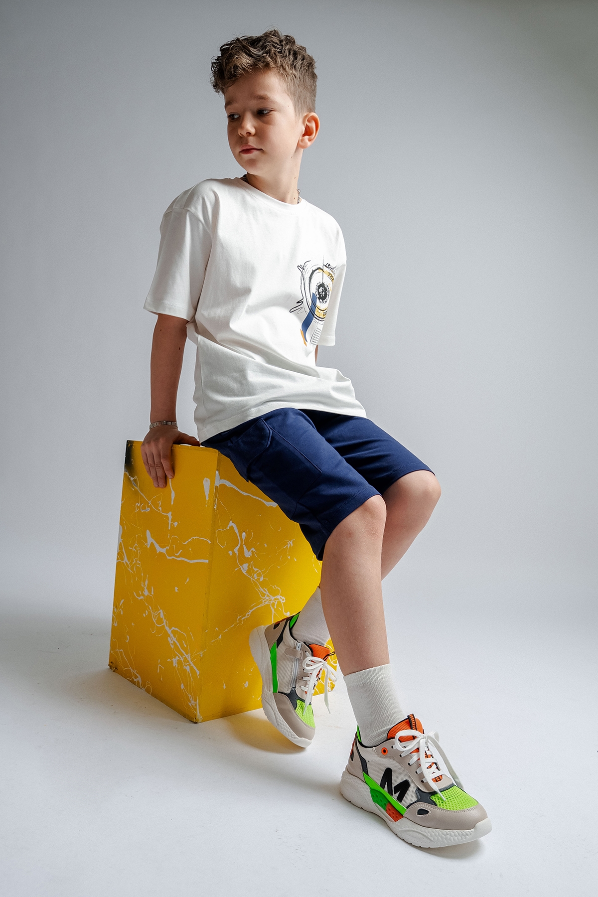 Erkek Çocuk Gri Günlük Spor Ayakkabı - Görsel 4