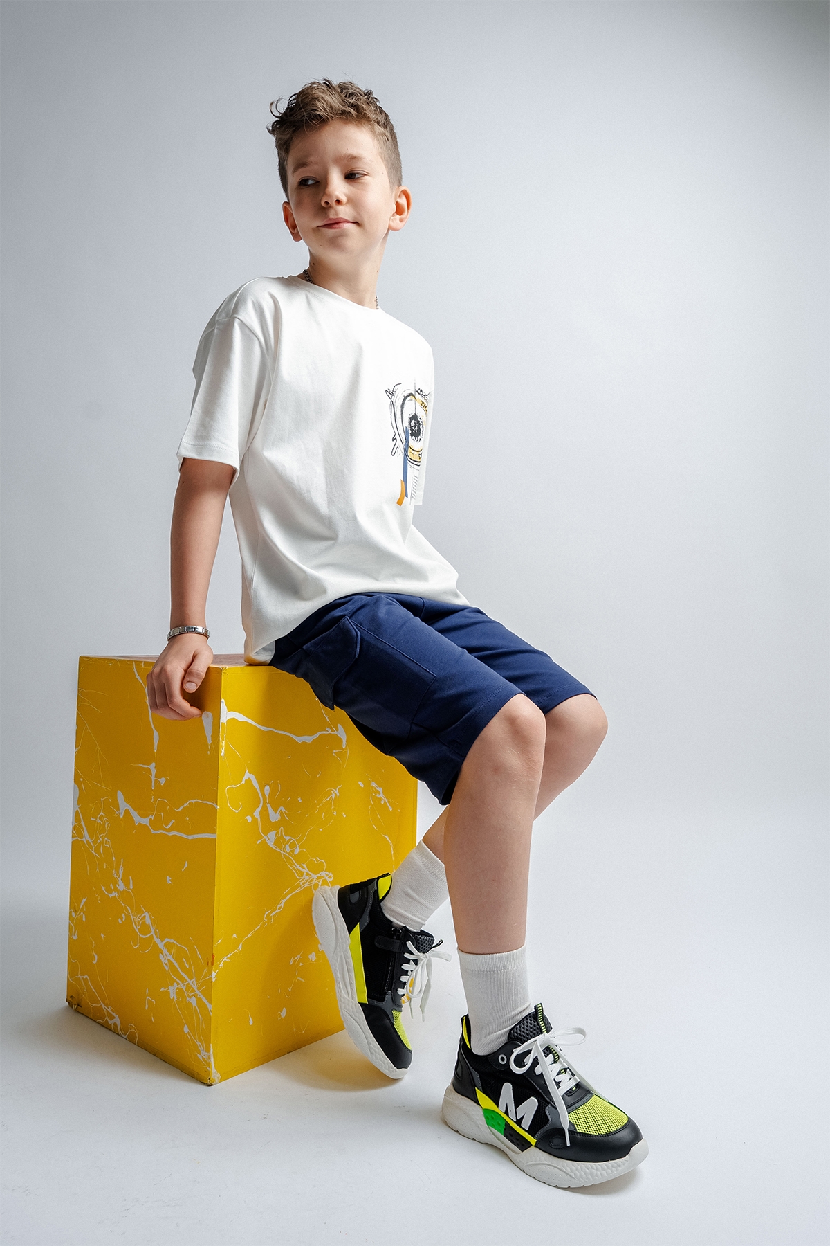 Erkek Çocuk Siyah Günlük Spor Ayakkabı - Görsel 2