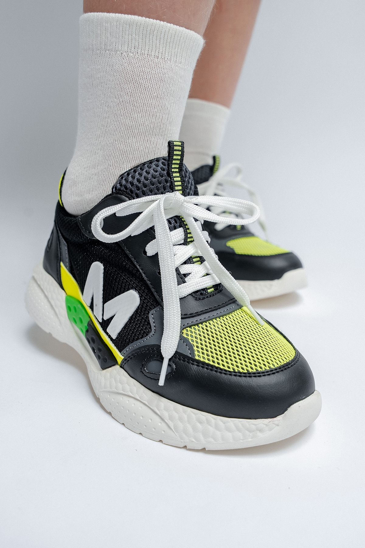 Erkek Çocuk Siyah Günlük Spor Ayakkabı - Görsel 6