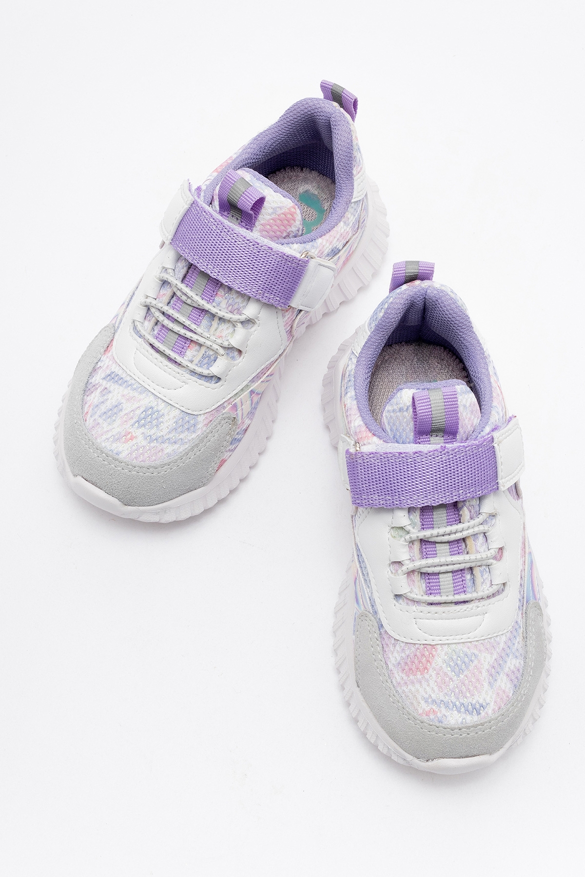 Kız Çocuk Beyaz Spor Ayakkabı - Görsel 4