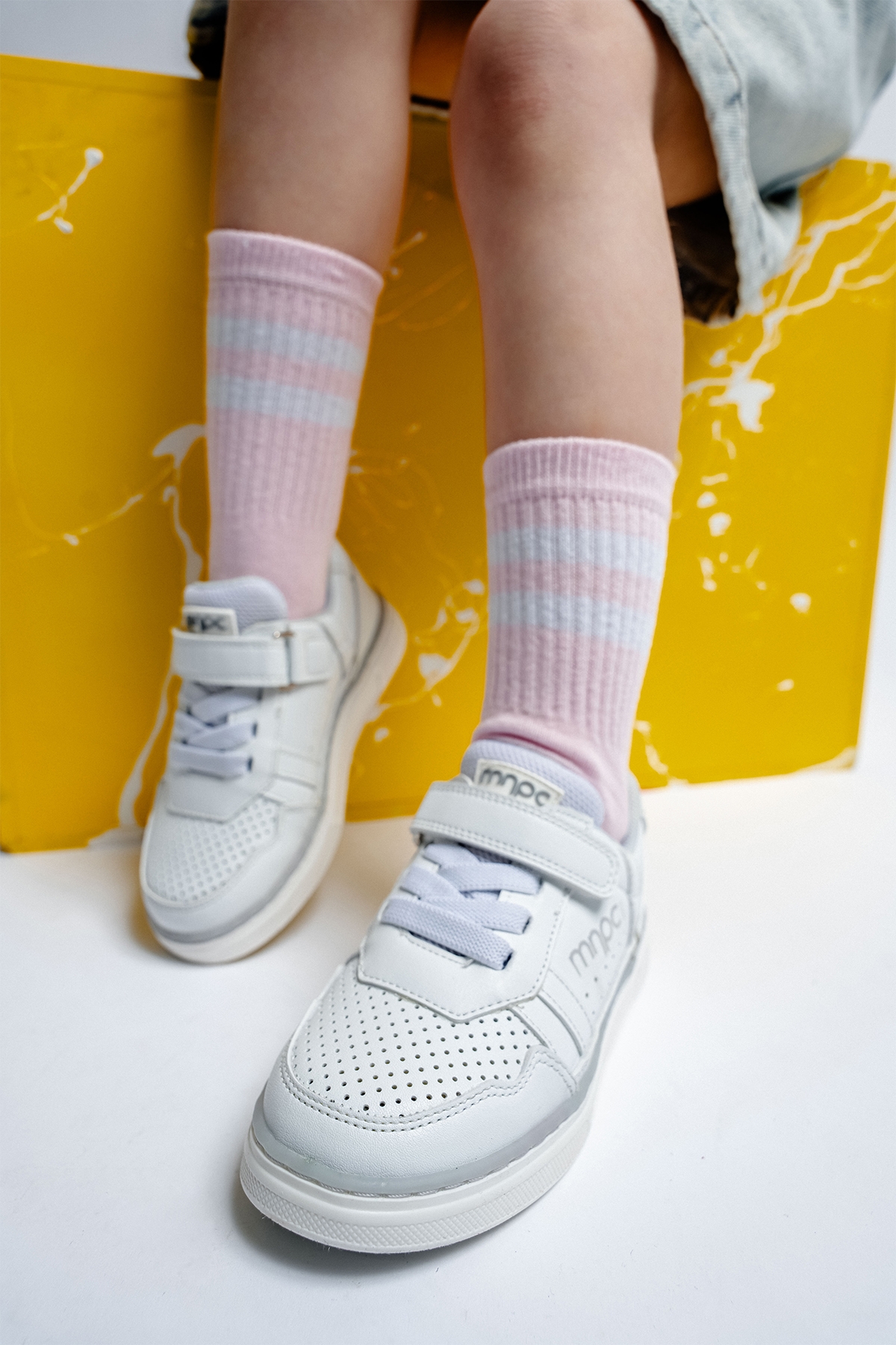 Kız Çocuk Beyaz Sneaker Ayakkabı - Görsel 4