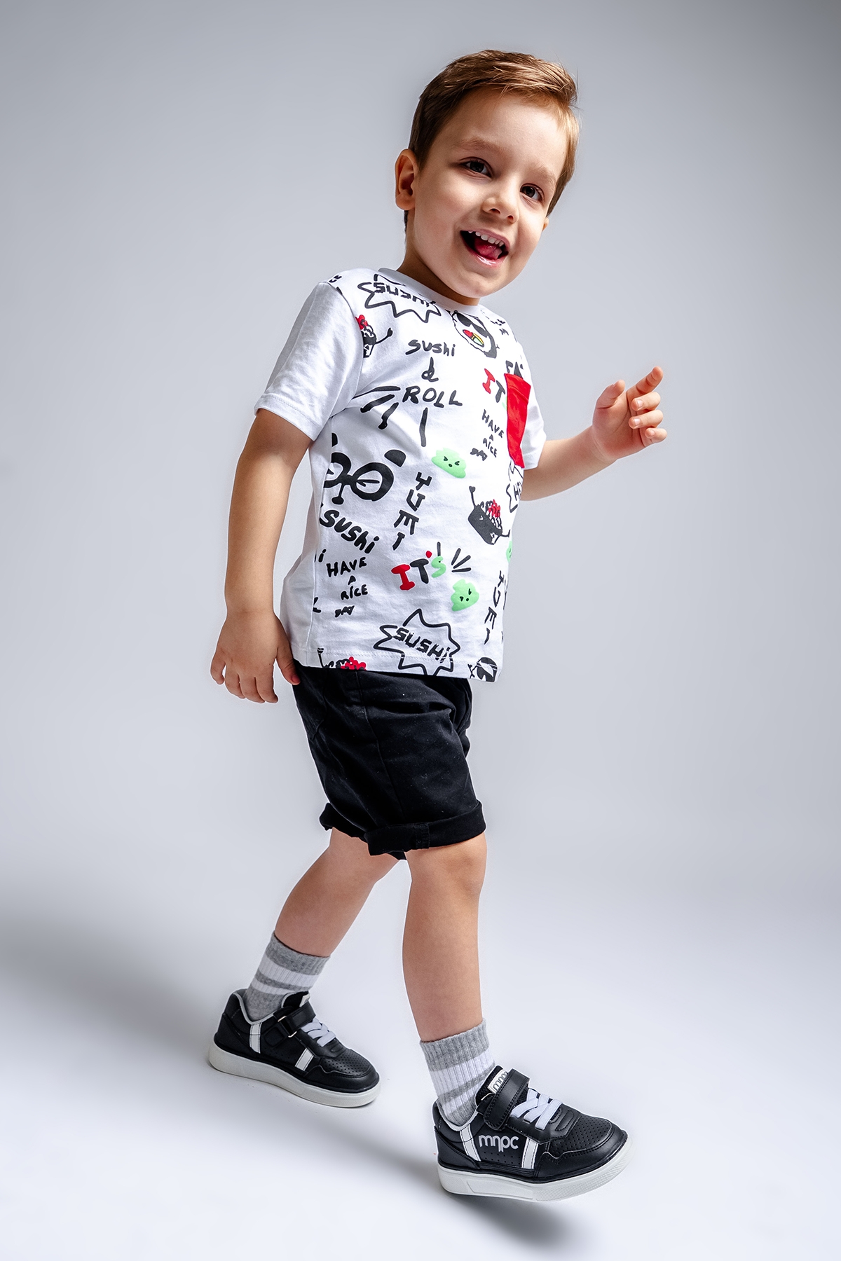 Erkek Çocuk Siyah Günlük Ayakkabı - Görsel 2