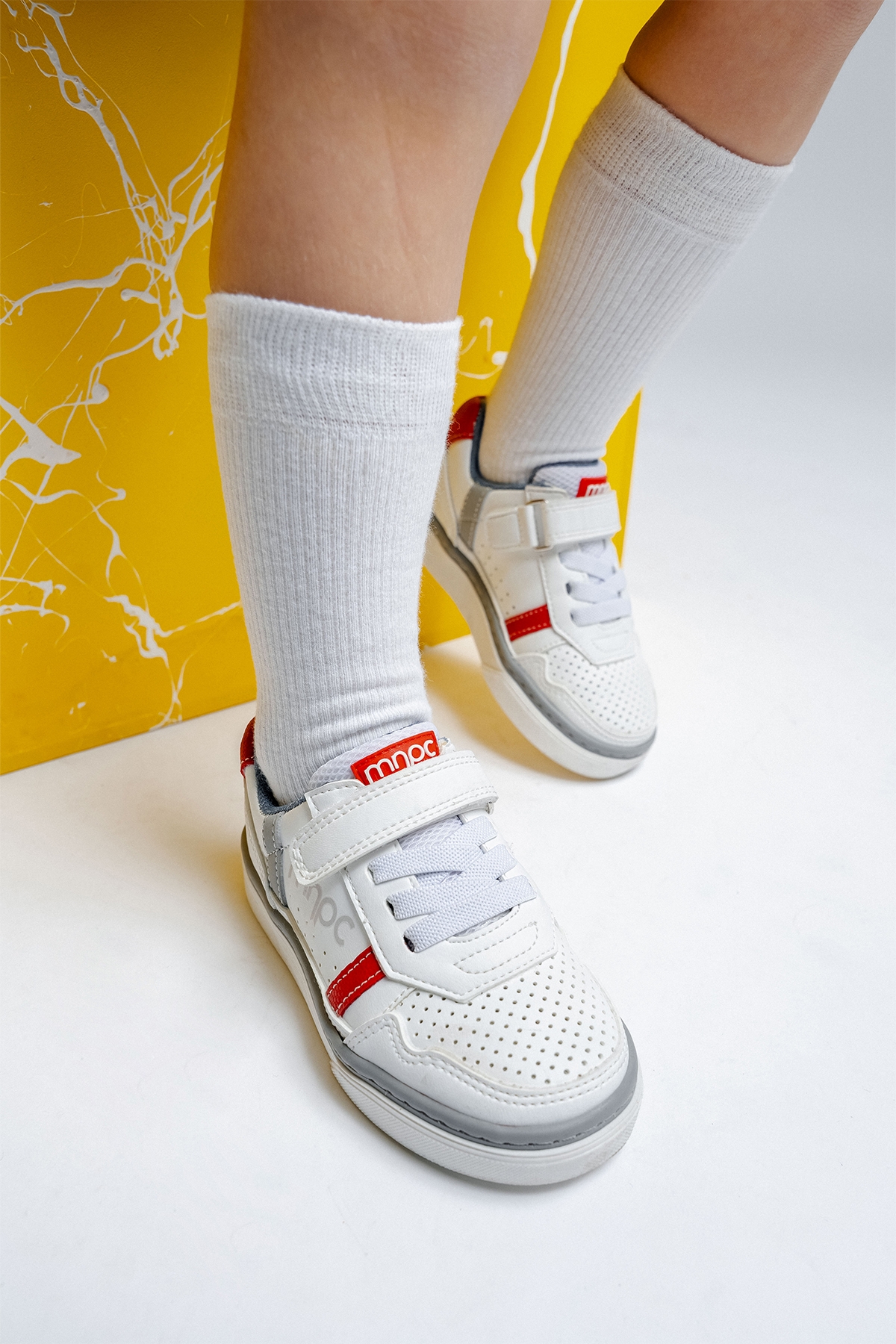 Erkek Çocuk Beyaz Günlük Ayakkabı - Görsel 5