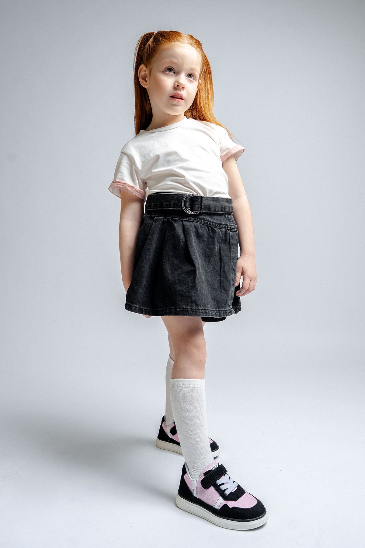 Kız Çocuk Siyah-Pembe Günlük Ayakkabı - Görsel 2