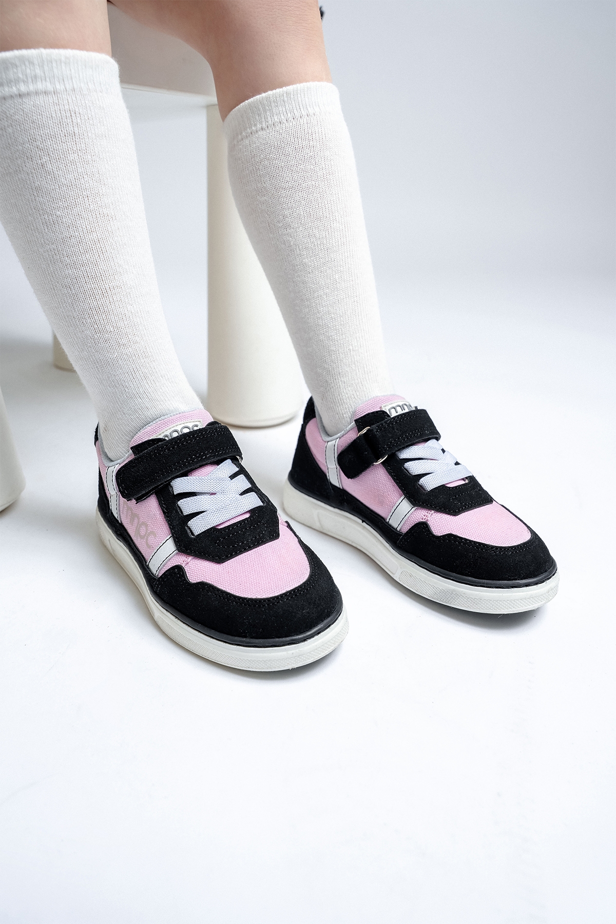 Kız Çocuk Siyah-Pembe Günlük Ayakkabı - Görsel 4