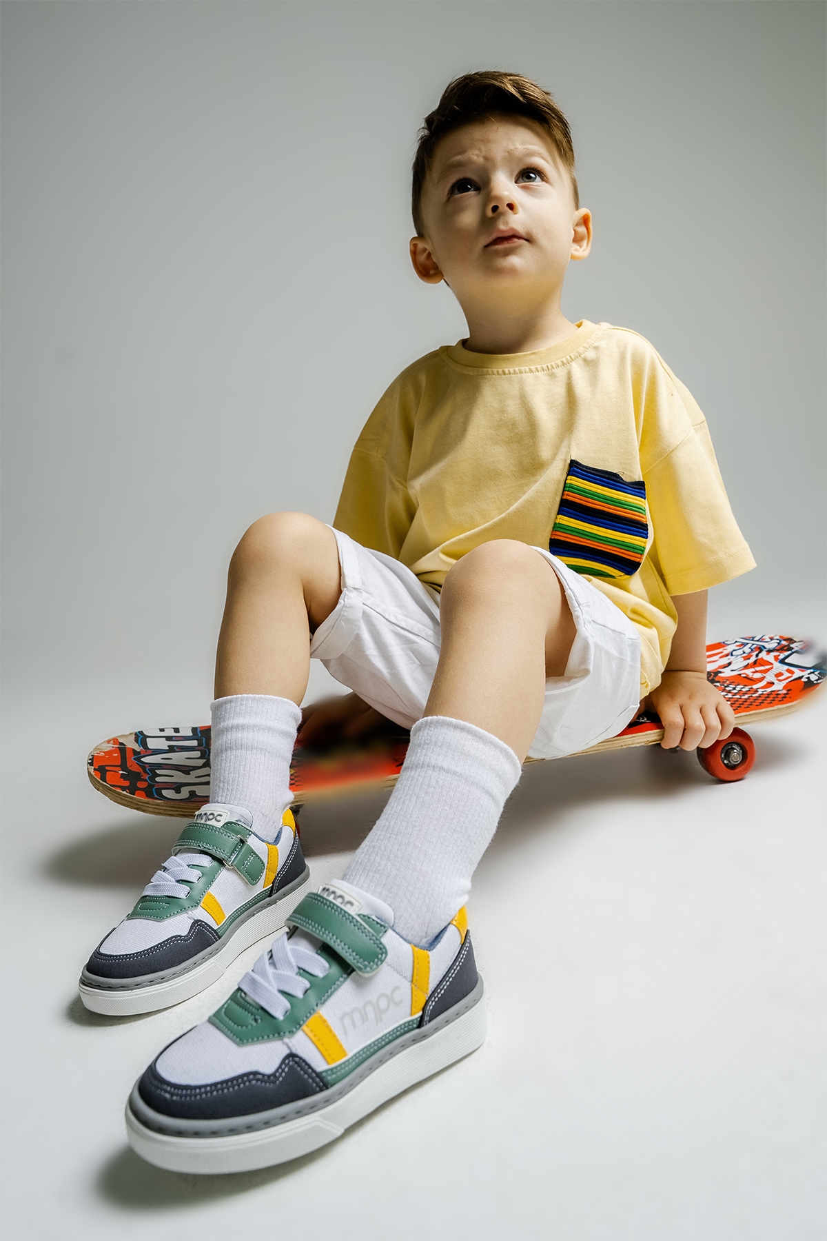 Erkek Çocuk Gri Günlük Ayakkabı - Görsel 3