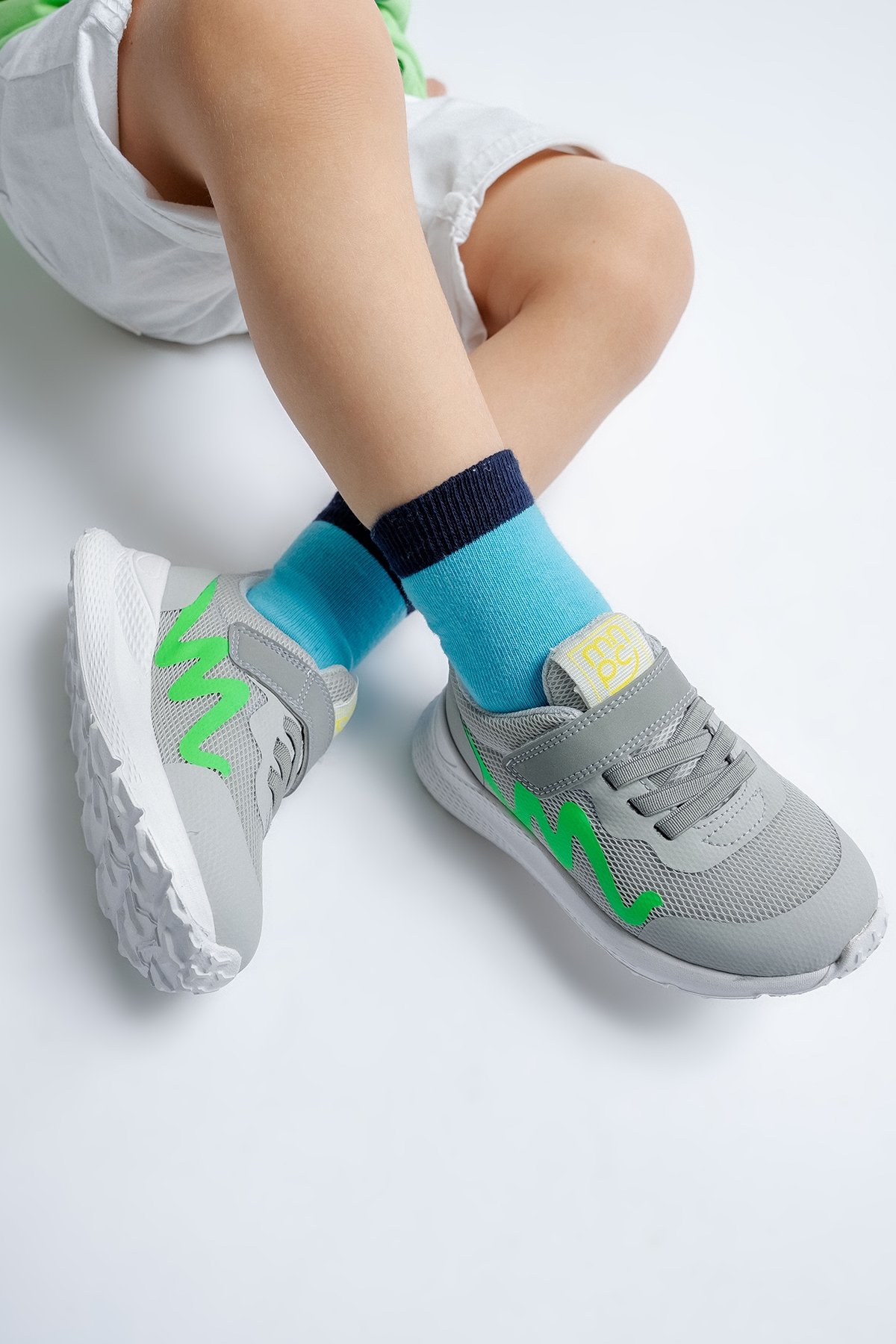 Erkek Çocuk Gri Spor Ayakkabı - Görsel 5