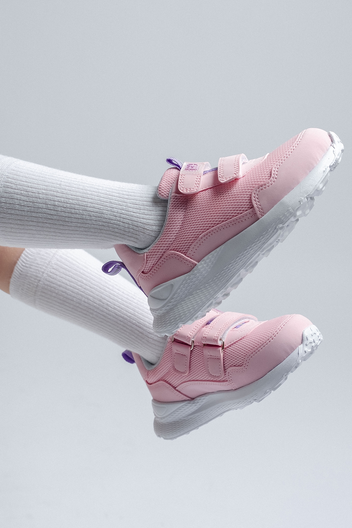 Kız Çocuk Pudra Günlük Spor Ayakkabı - Görsel 6