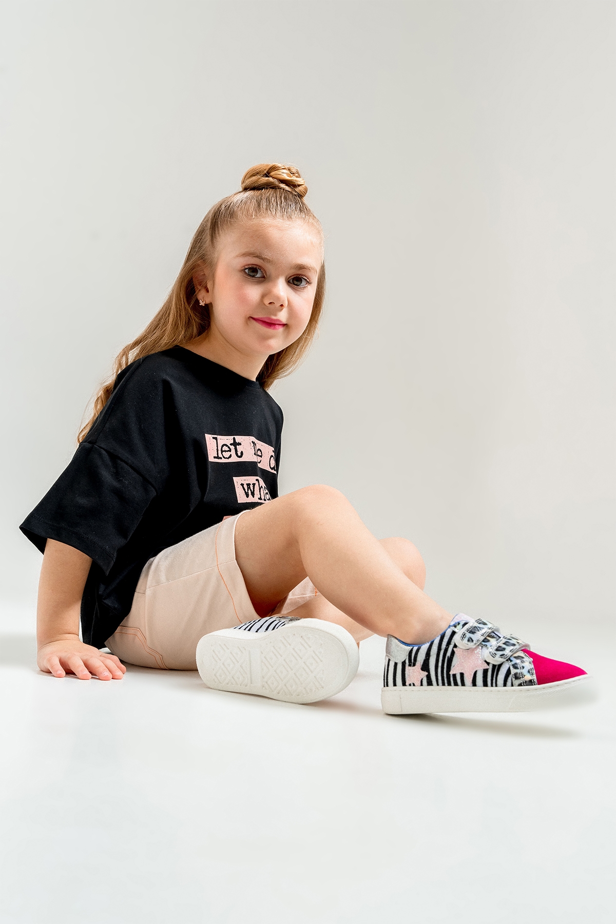 Kız Çocuk Fuşya Sneaker Ayakkabı - Görsel 2