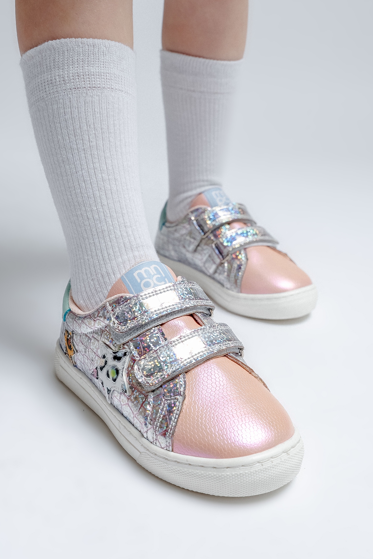 Kız Çocuk Pudra Sneaker Ayakkabı - Görsel 5